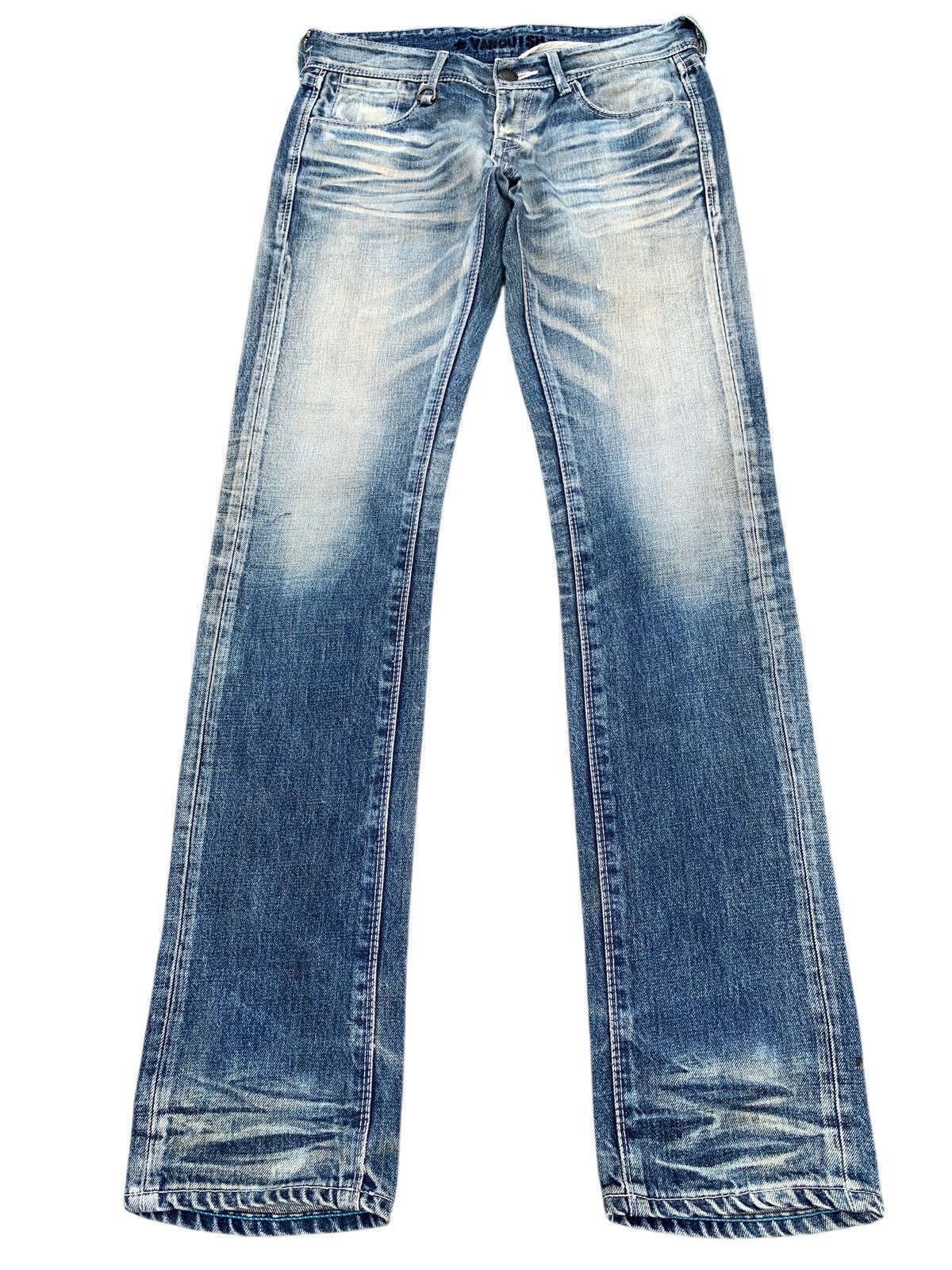 Vanquish VANQUISH GOLD MUDMAX PUNK JAPANESE DISTRESSED DENIM Size US 30 / EU 46 - 3 Thumbnail