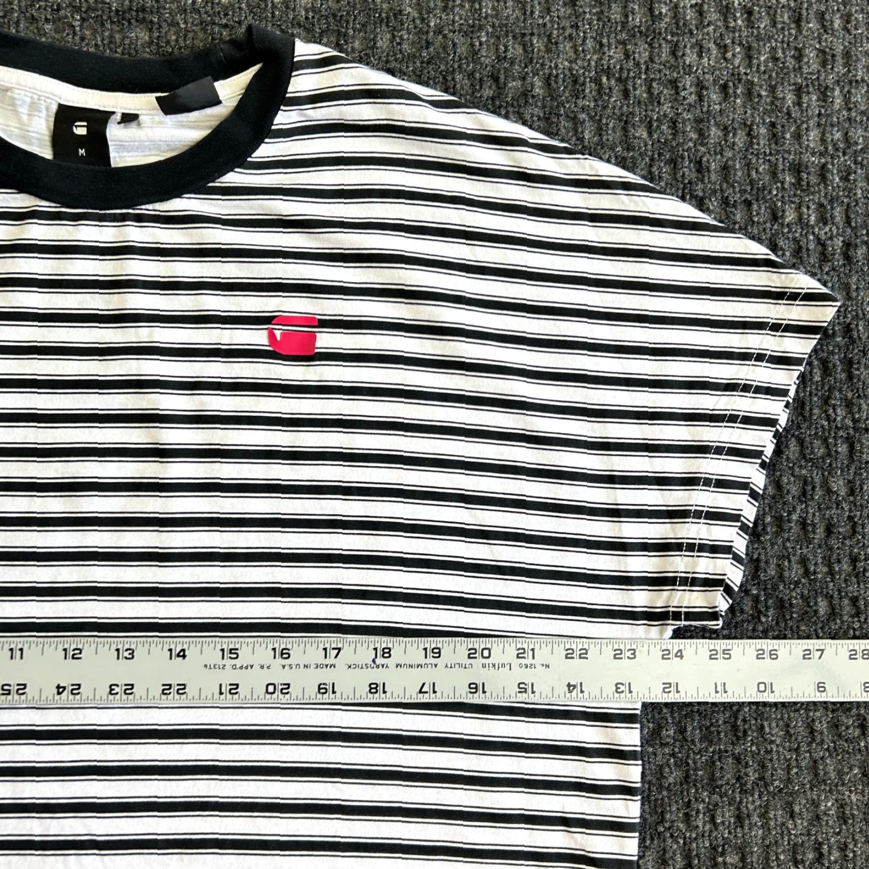G-Star VINTAGE G-Star Raw Mens Shirt Striped M Black White RC Collyde Stripe 3 R Shirt Mens M Black White Striped RC Collyde 3 R Size US M / EU 48-50 / 2 - 7 Thumbnail