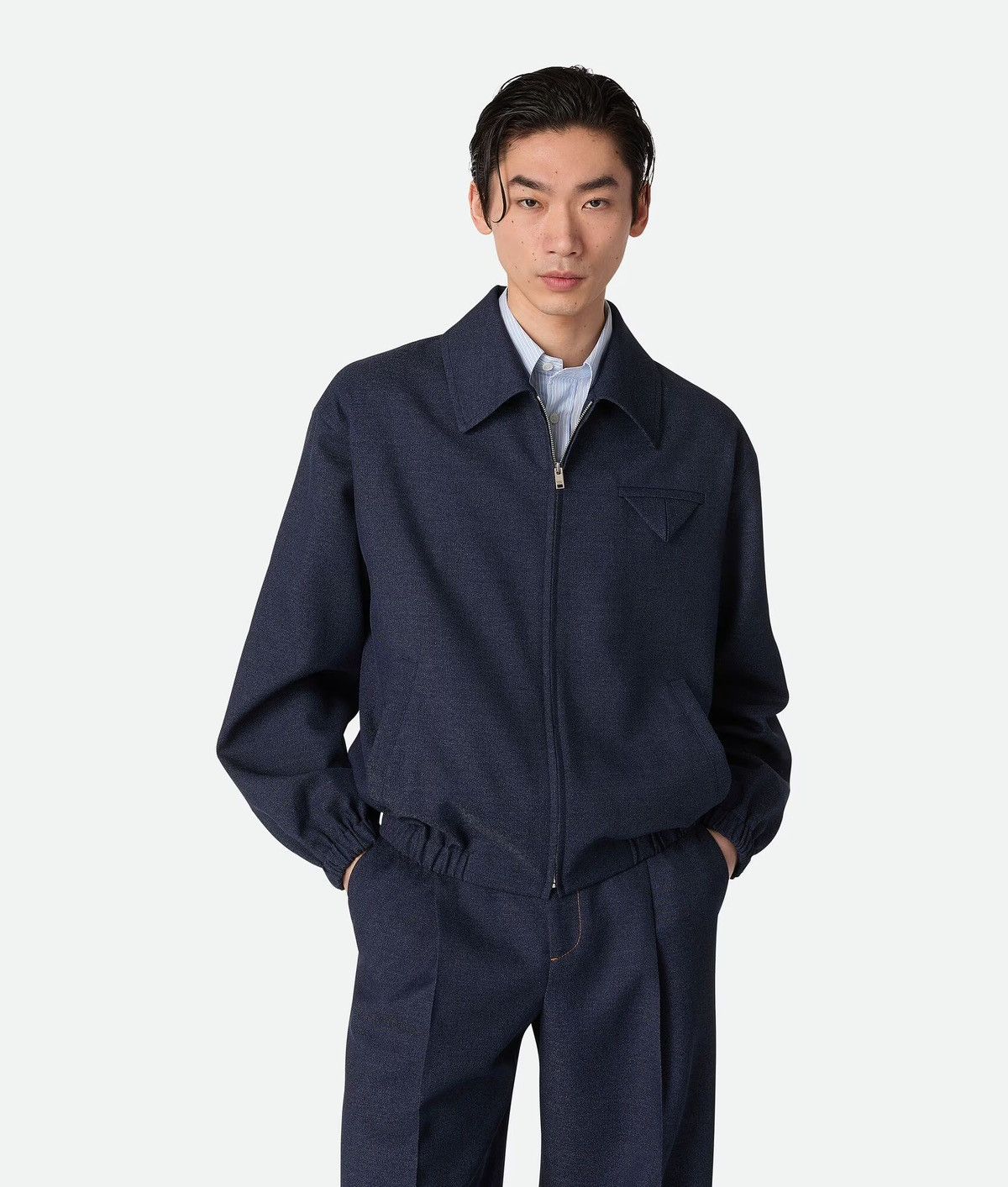Bottega Veneta Bottega Veneta Melange Wool Blouson Size US S / EU 44-46 / 1 - 2 Thumbnail