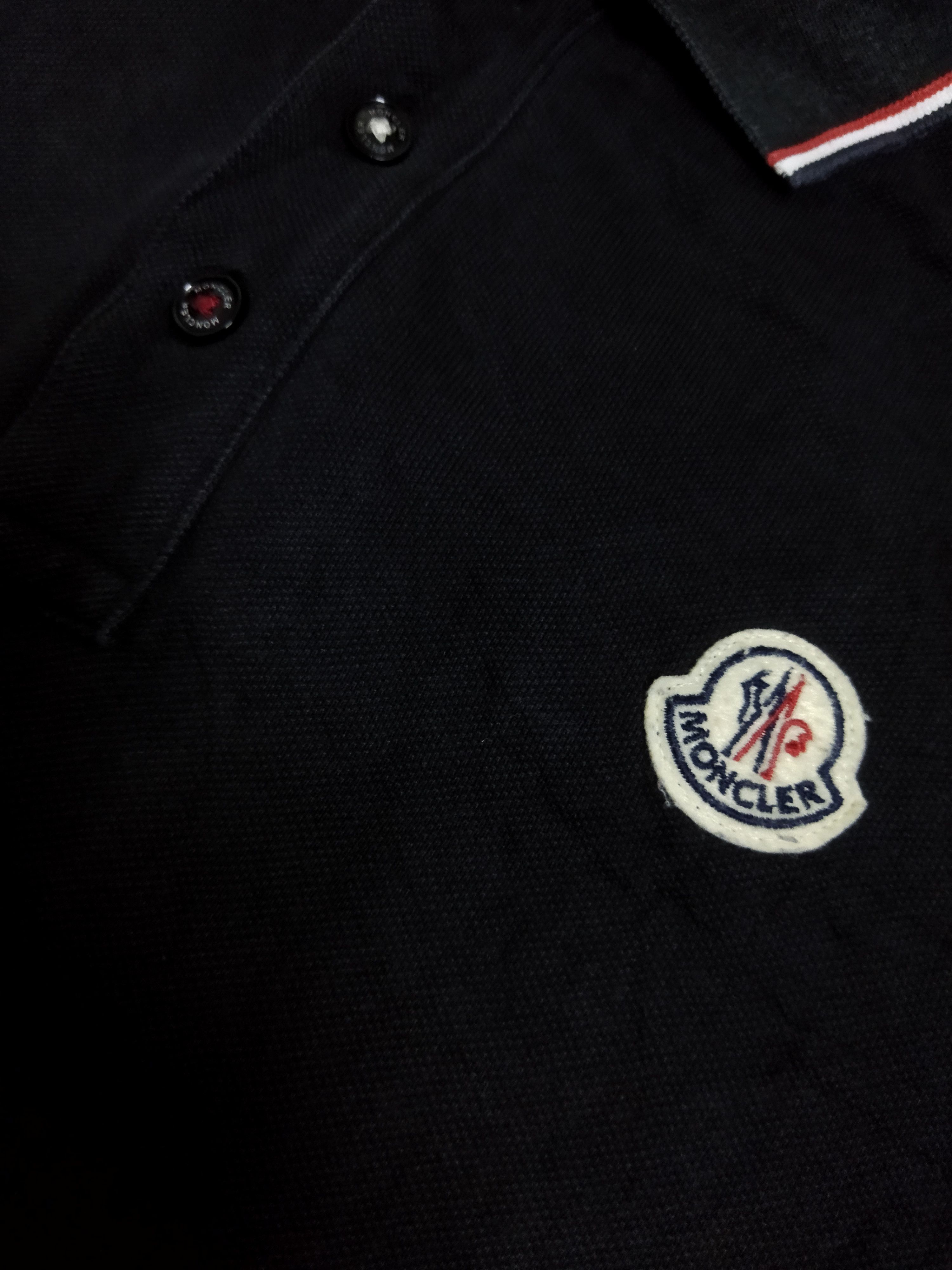 Moncler Moncler Polo Shirt Size US L / EU 52-54 / 3 - 2 Thumbnail