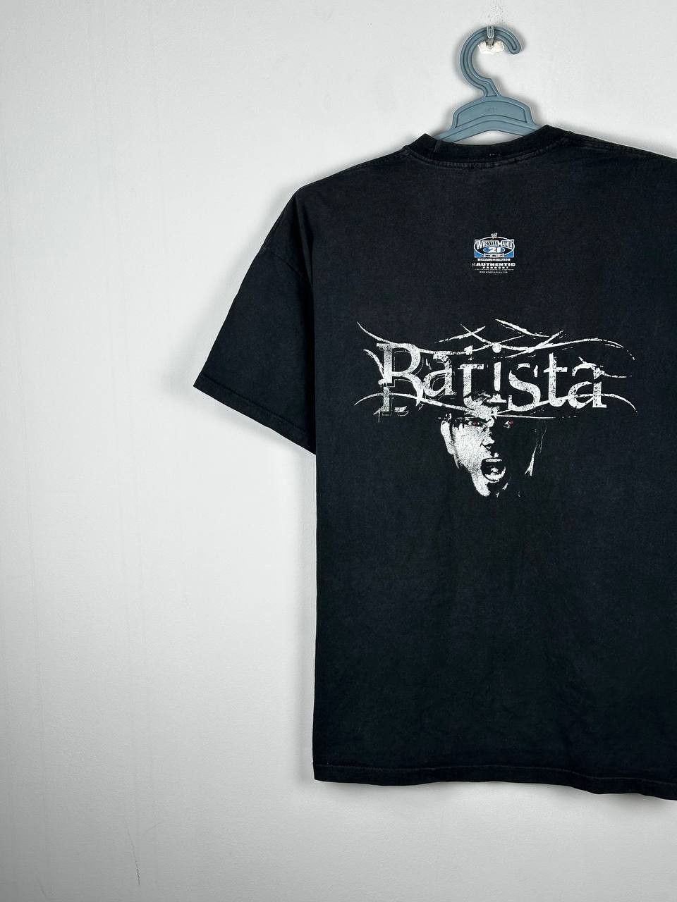 Vintage 2004 WWE Batista Vintage Black Faded Rare T Shirt Size US XL / EU 56 / 4 - 8 Thumbnail