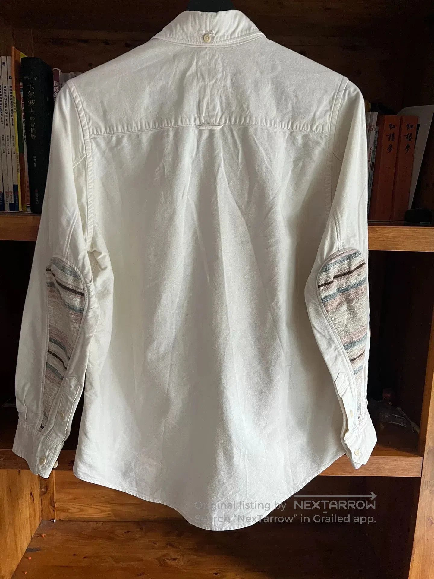 Visvim white mud-dyed GIZA cotton shirt. Size US M / EU 48-50 / 2 - 7 Thumbnail