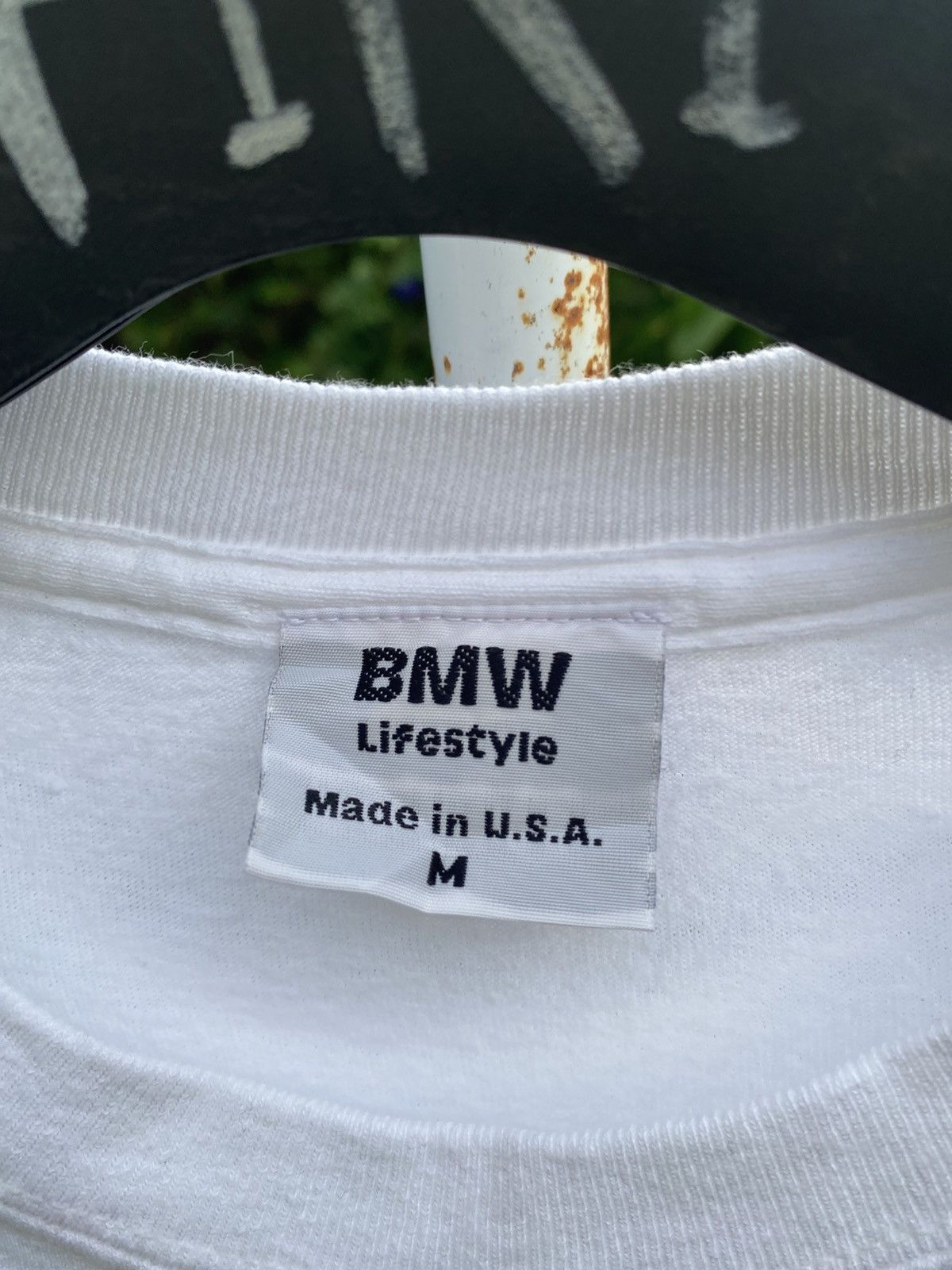 BMW × Vintage 90s Official BMW White T Shirt Car Logo Graphic Tee Size US M / EU 48-50 / 2 - 3 Thumbnail