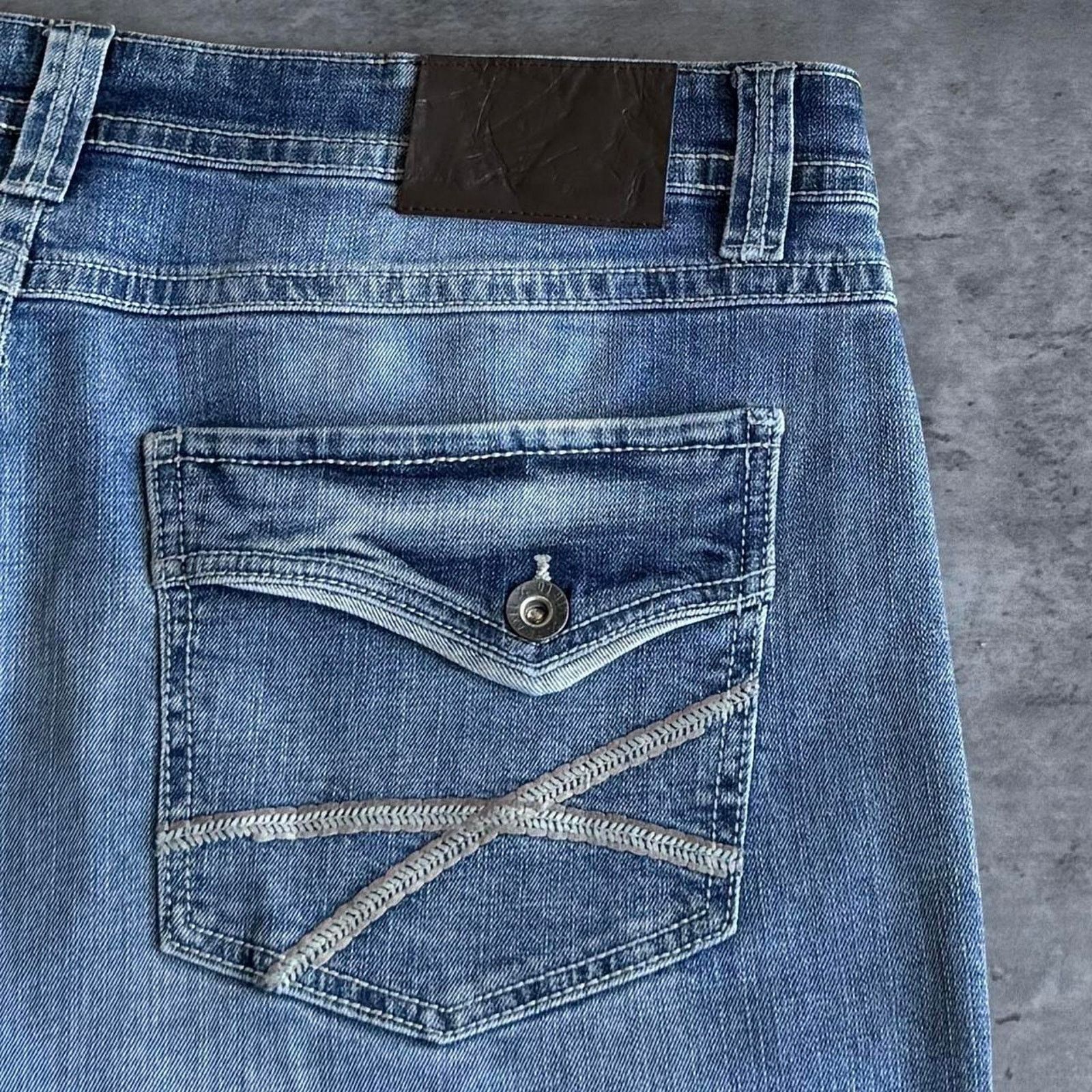 Axel Arigato × Express × Vintage Vintage Y2K TK AXEL Embroidered Baggy Grunge Opium Jeans Size US 36 / EU 52 - 3 Thumbnail