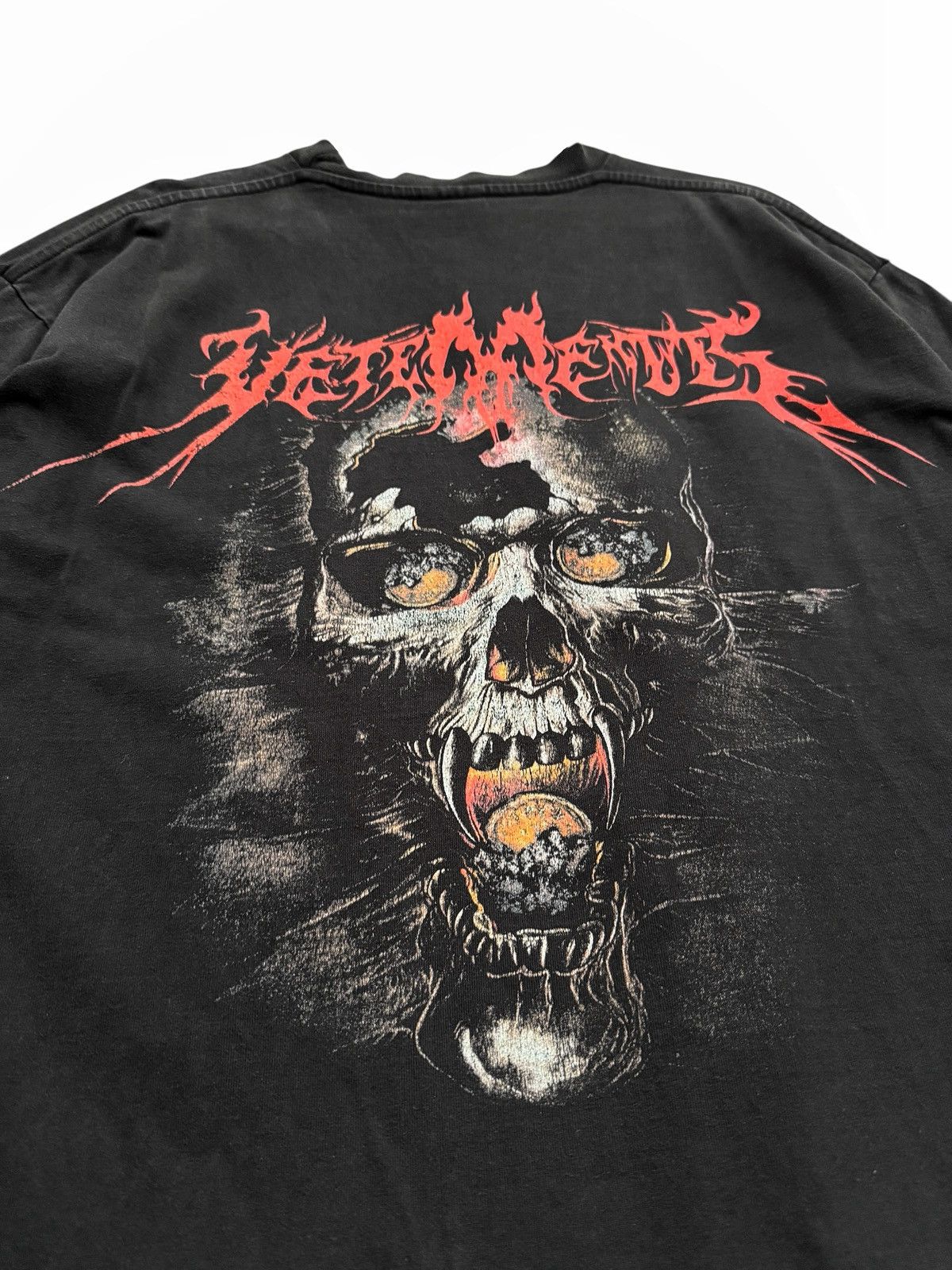 Vetements RARE Metal Skull Back Print Shirt 2017 Size US L / EU 52-54 / 3 - 3 Thumbnail