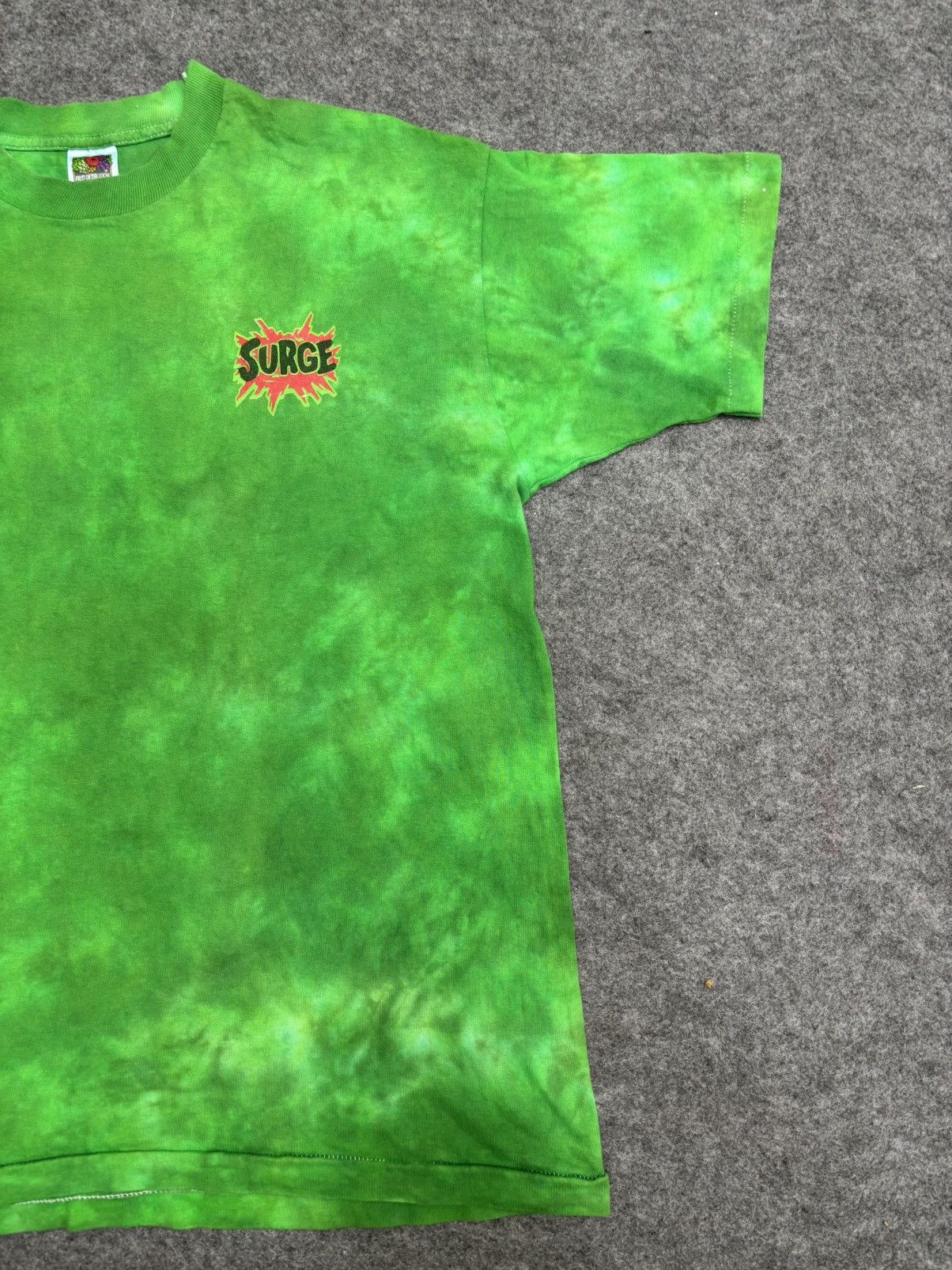Band Tees 💥Vintage 90s💥Very Rare Surge Tye Dye Shirt F584 Size US XL / EU 56 / 4 - 3 Thumbnail