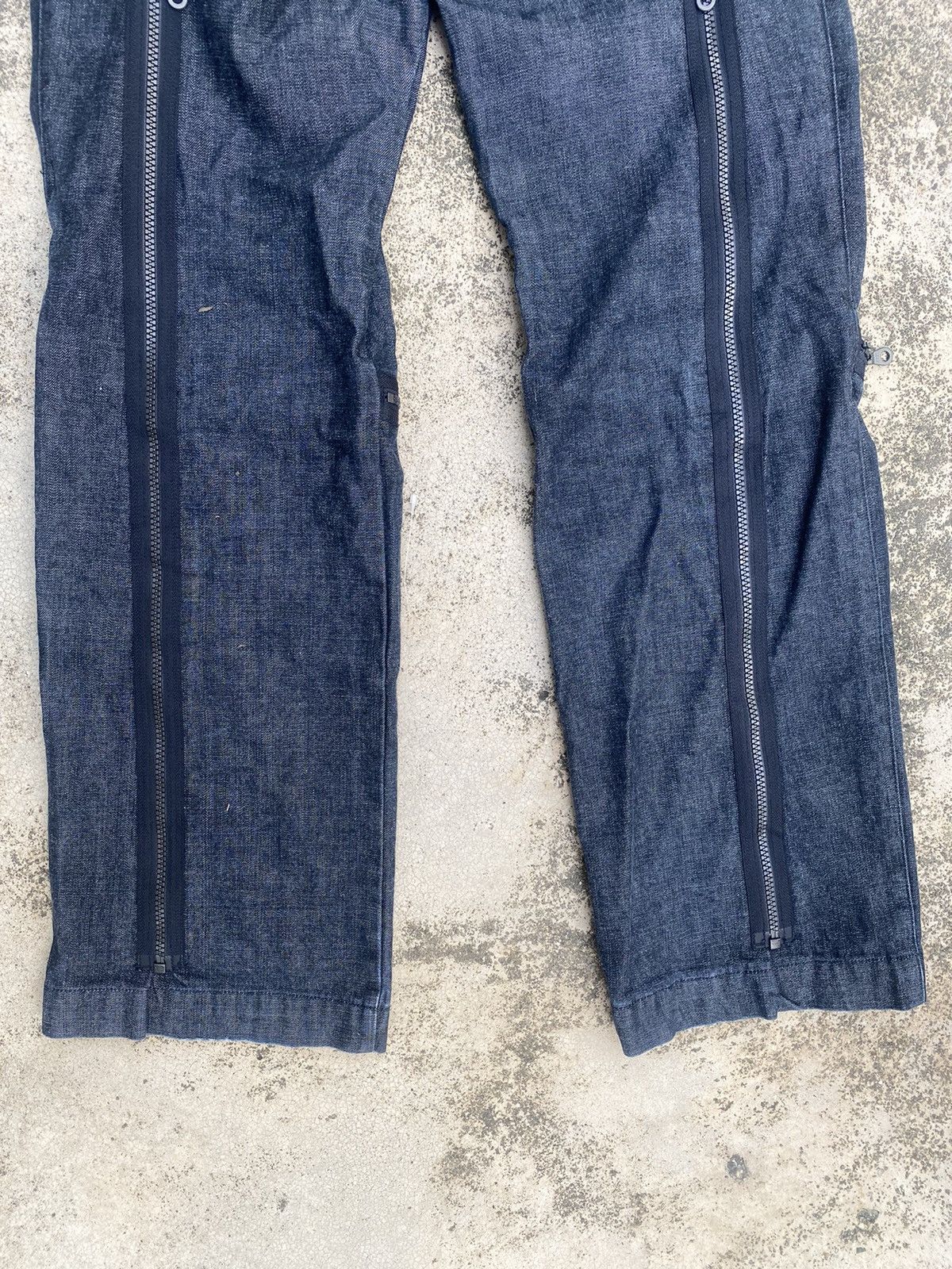Designer × Marithe + Francois Girbaud Marithe Francois Girbaud Big Pockey Zipper Punk Jeans Size US 30 / EU 46 - 20 Thumbnail