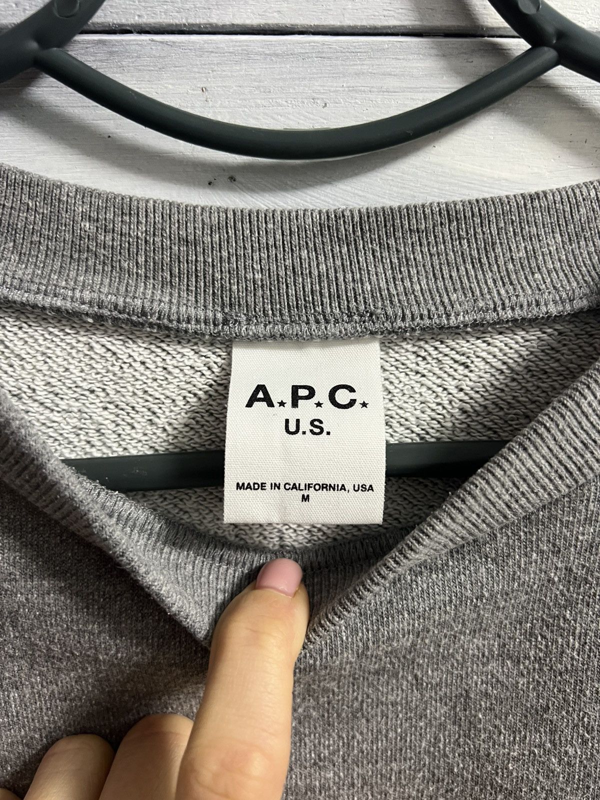 A.P.C. Rare Sweatshirt A.P.C. U.S. Luxury Made In California USA Size US M / EU 48-50 / 2 - 7 Thumbnail