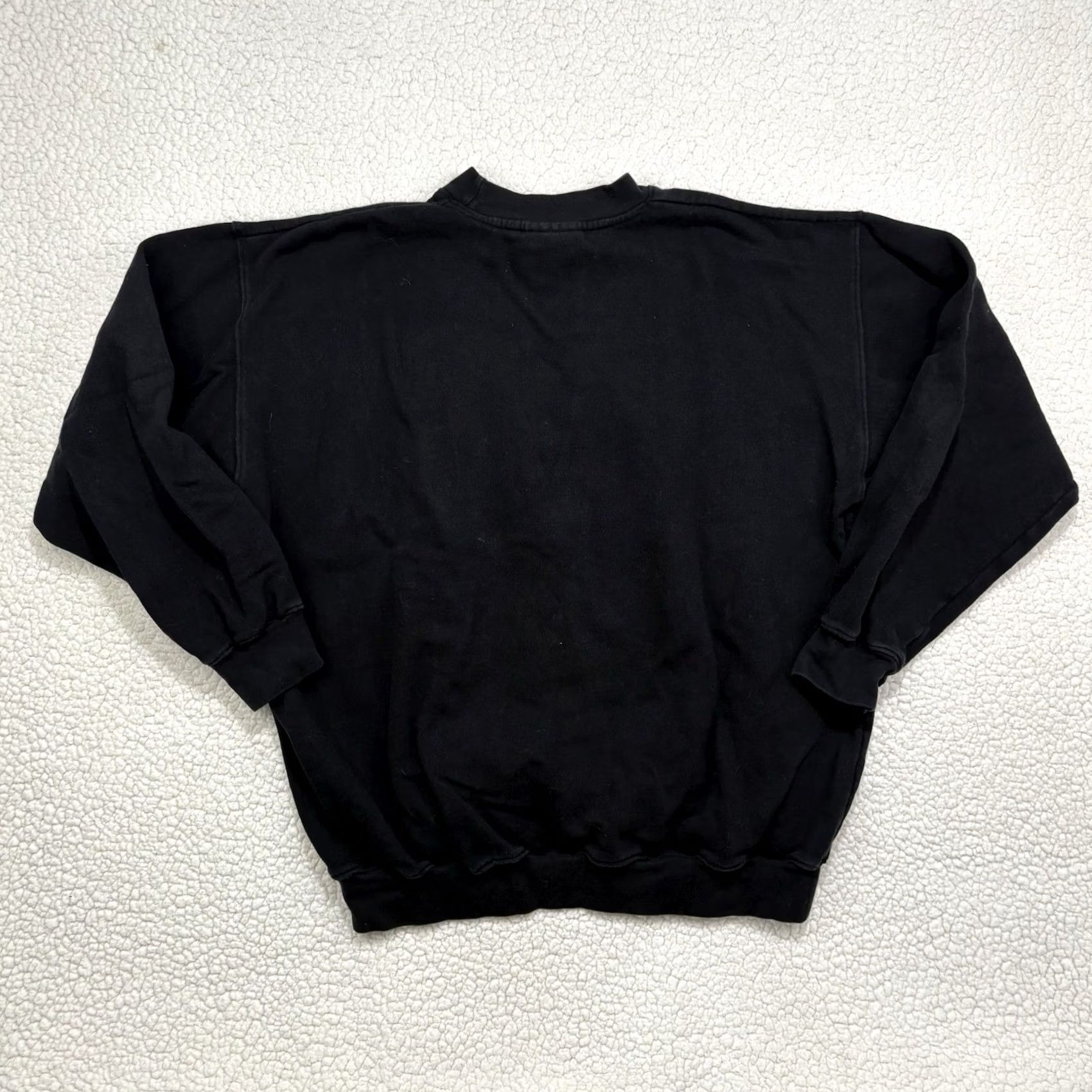 Spell VINTAGE Wisconsin Badgers Sweatshirt L Crew Neck Long Sleeve Embroidered Logo Graphic Print Shadow Y2K pullover Men Black Size US L / EU 52-54 / 3 - 3 Thumbnail