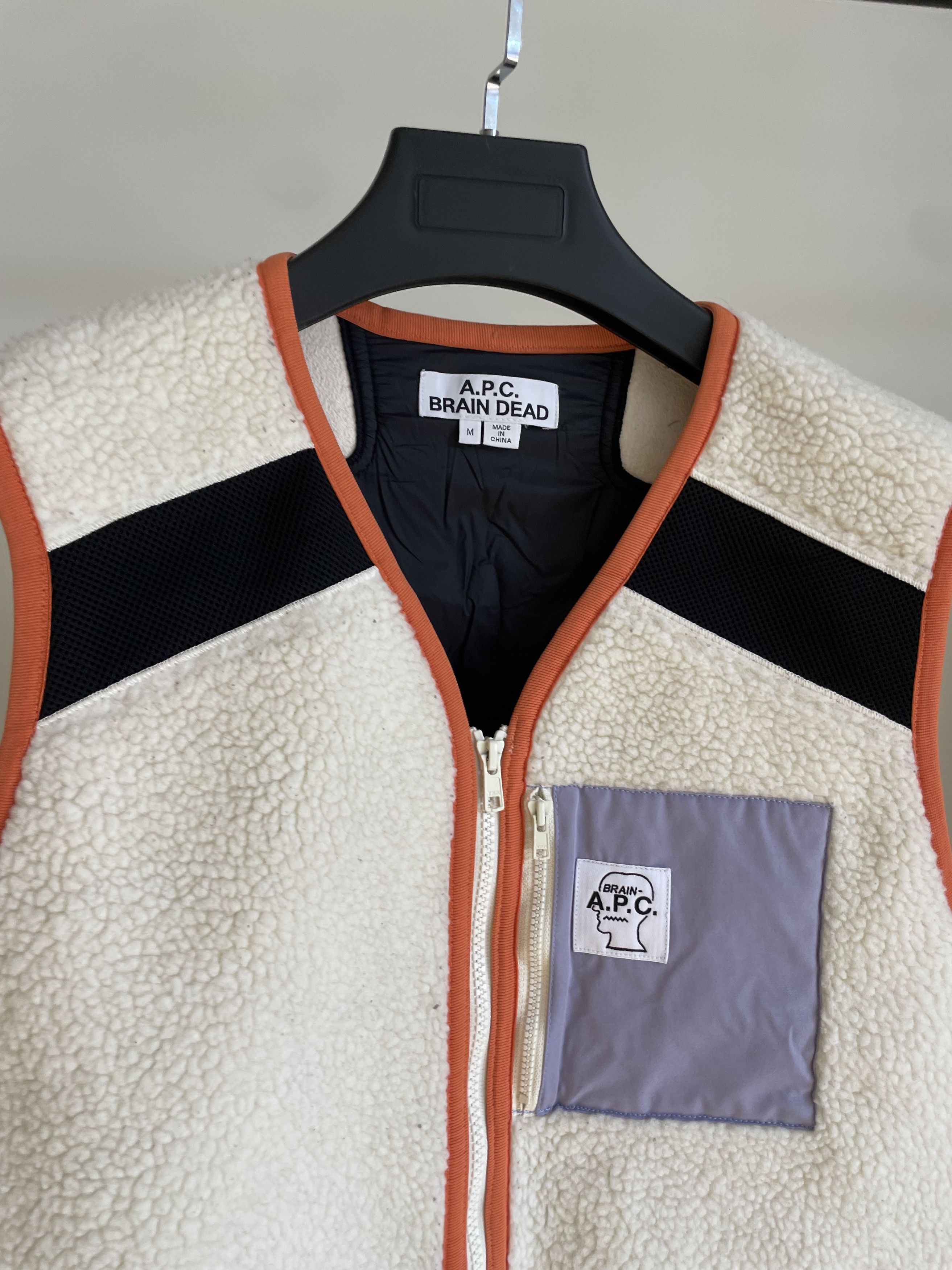 A.P.C. × Brain Dead Brain Dead APC Jo Gilet (ERCO) Fleece Sherpa Size US M / EU 48-50 / 2 - 2 Thumbnail