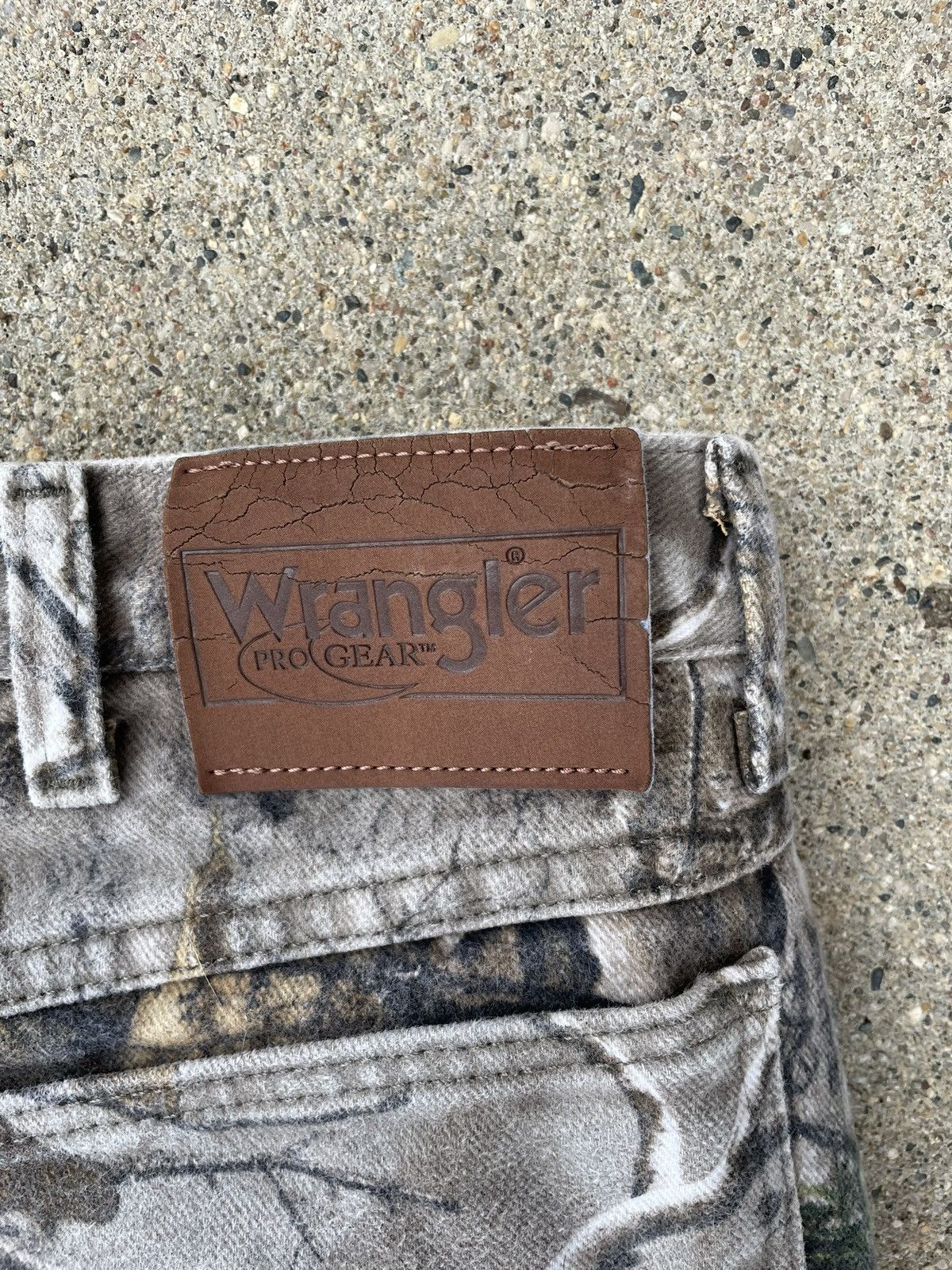 Realtree Vintage Wrangler Pro Gear Camo Denim Jeans Size US 34 / EU 50 - 5 Thumbnail