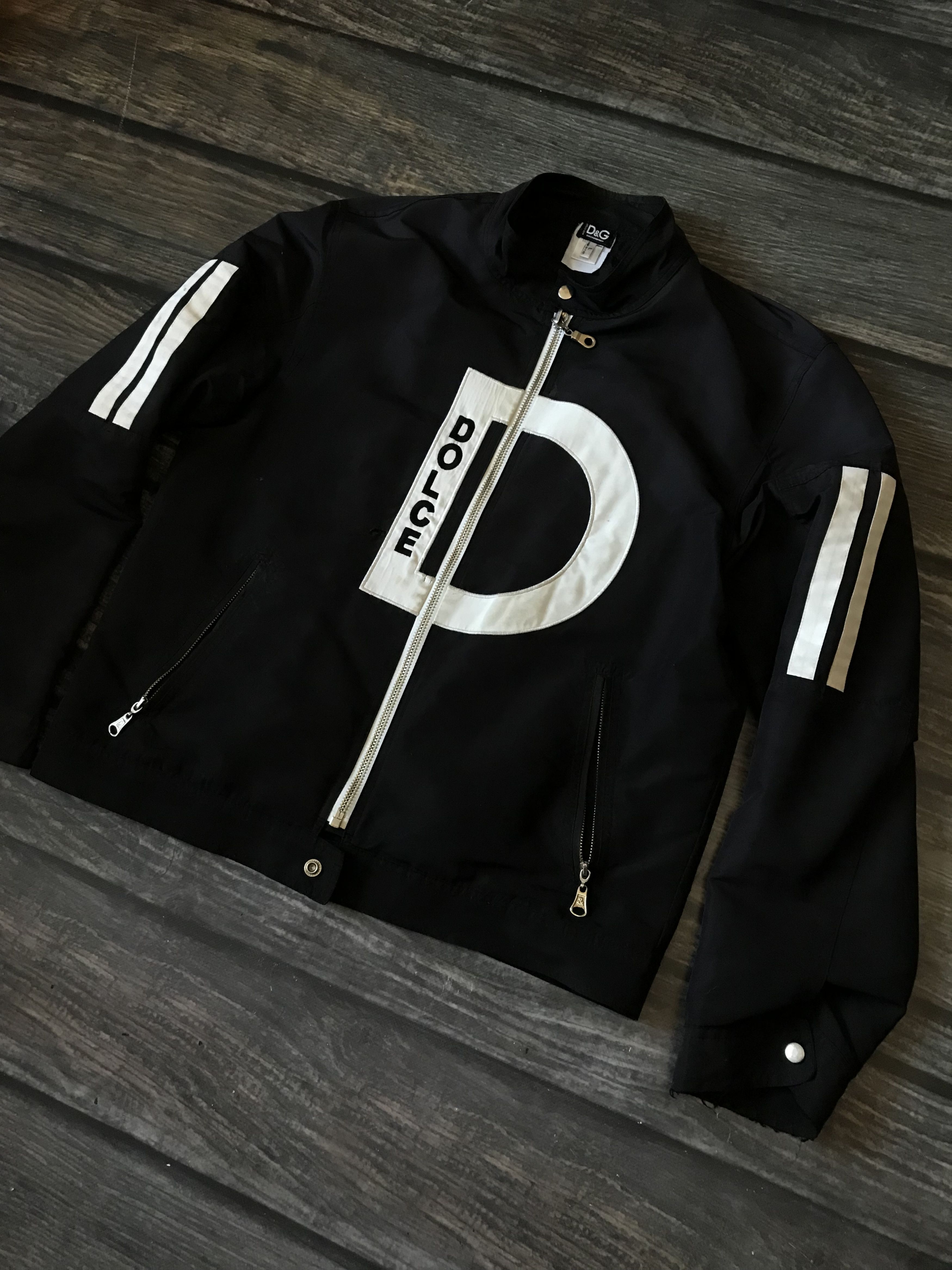 Dolce & Gabbana 00’s Dolce Gabbana D logo vintage avant garde street jacket Size US L / EU 52-54 / 3 - 3 Thumbnail
