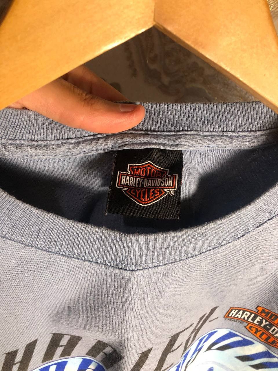 Harley Davidson × Vintage VERY RARE HARLEY DAVIDSON EUROPEAN BIKE WEEK DOUBLE PRINTED Size US XL / EU 56 / 4 - 5 Thumbnail