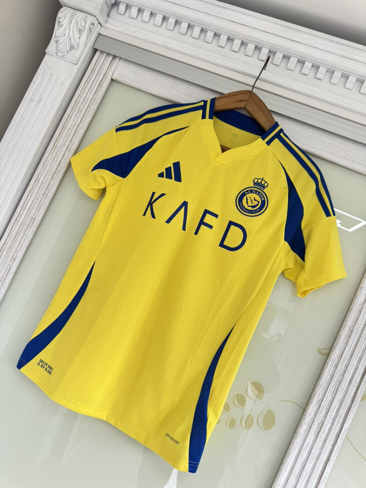 Adidas Ronaldo #7 Al Nassr 2024-2025 Home Soccer Jersey Kit Shirt Size US S / EU 44-46 / 1 - 4 Thumbnail