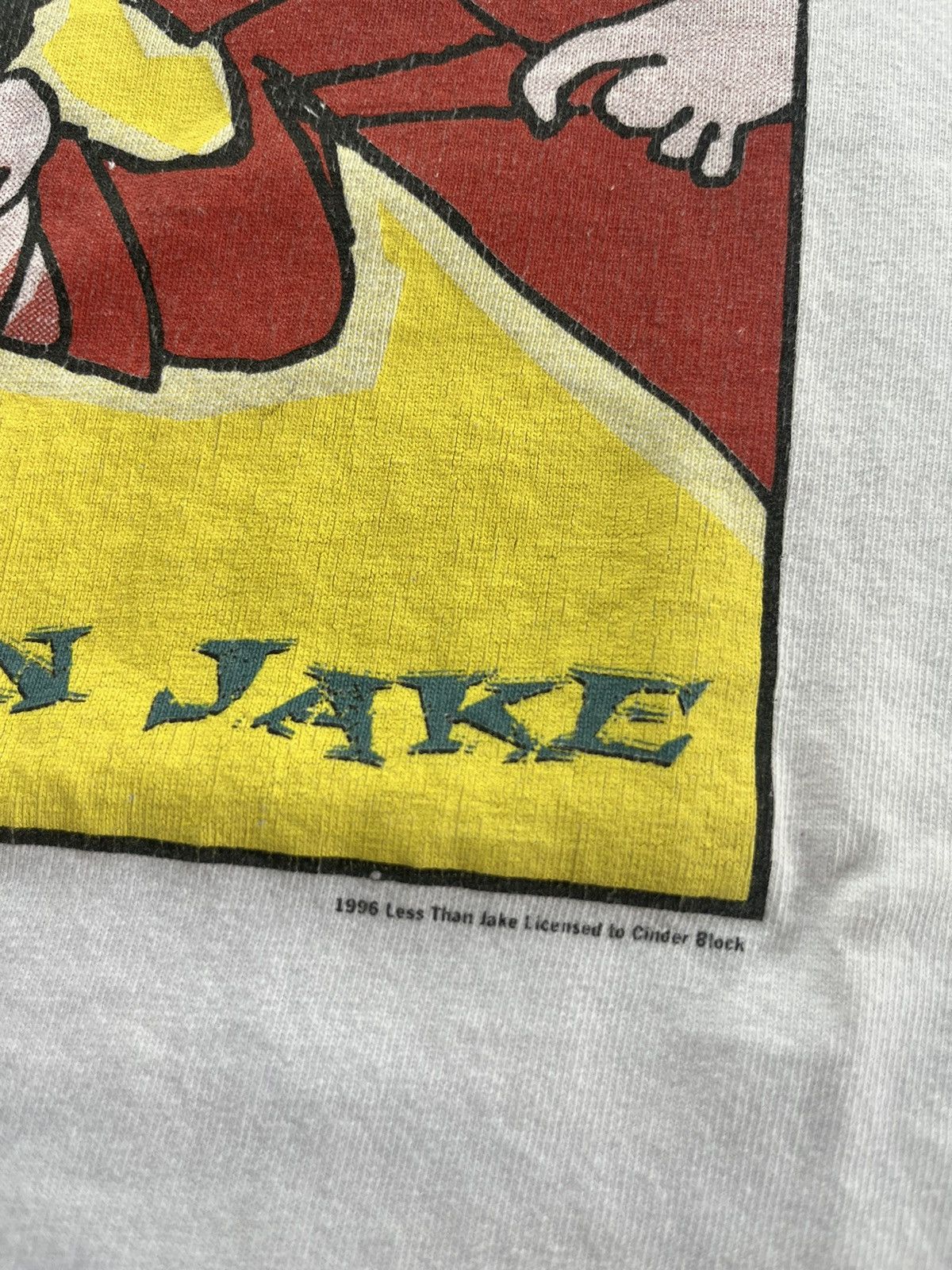 Band Tees × Vintage Vintage LESS THAN JAKE 1996’s Ringer Tshirt Size US L / EU 52-54 / 3 - 6 Thumbnail