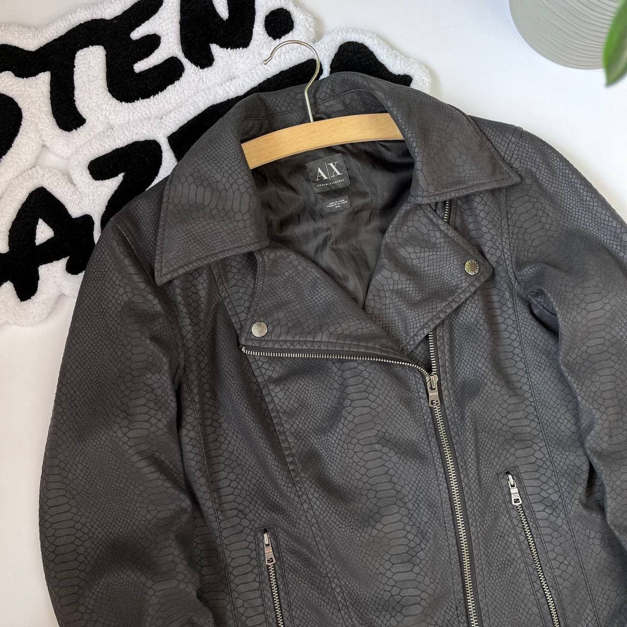 Armani Exchange Armani Exchange Biker Jacket Motorcycle Size M / US 6-8 / IT 42-44 - 3 Thumbnail