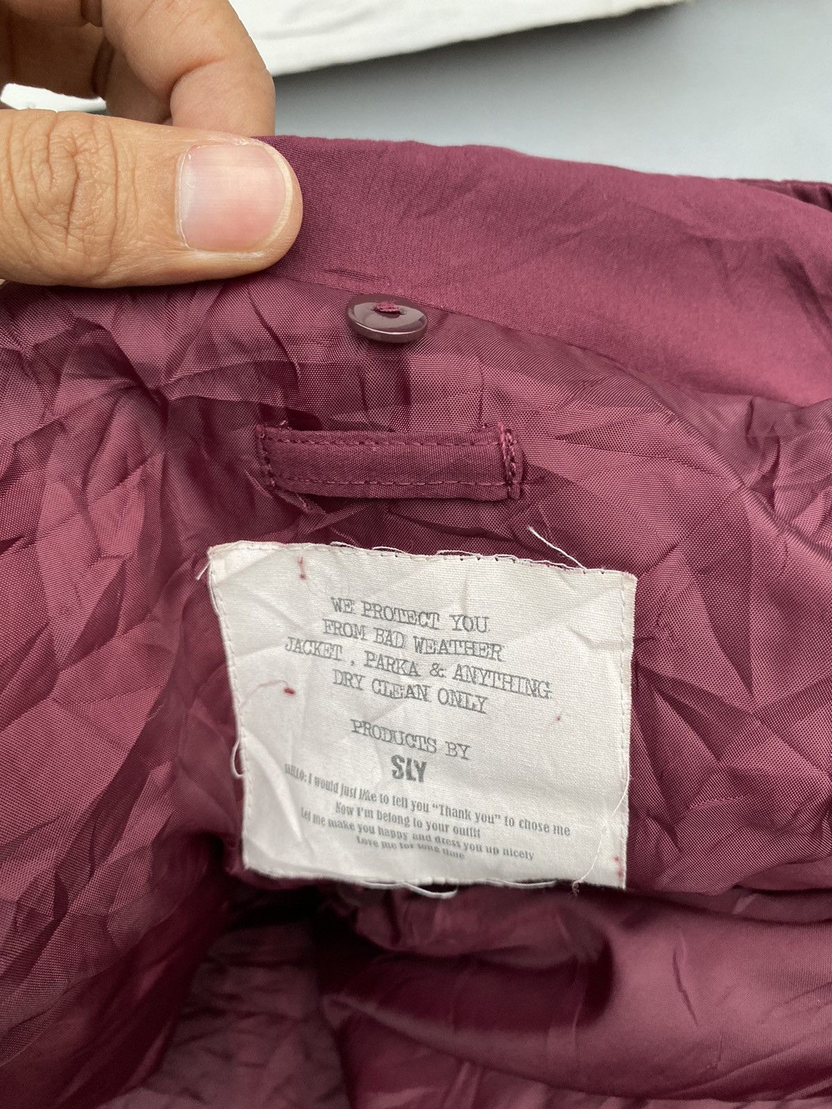 If Six Was Nine Sly Burgundy Fur Hood Parka Jacket Winter Coat Toggle Button Size US S / EU 44-46 / 1 - 18 Thumbnail
