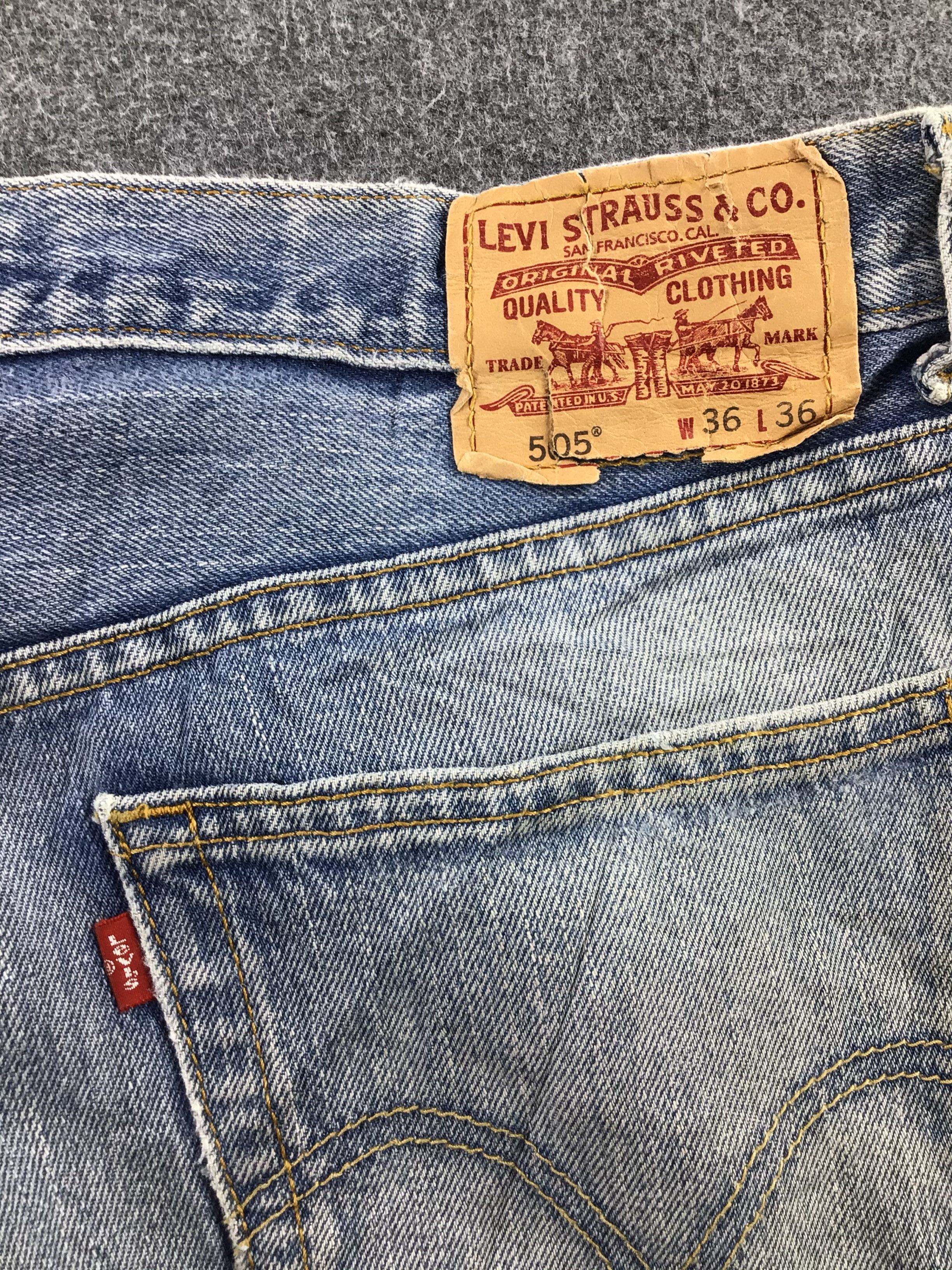 Levi's × Vintage Vintage Levis 505 Jeans-JM623 Size US 37 - 6 Thumbnail