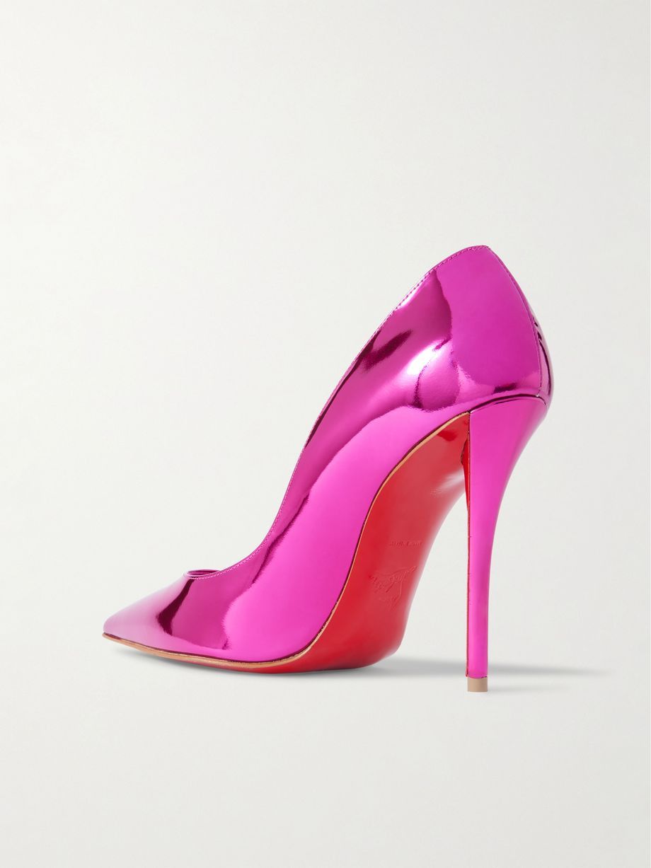 Christian Louboutin os11x0526 Miss Z 100mm Pumps in Pink Size US 11 / IT 41 - 3 Thumbnail