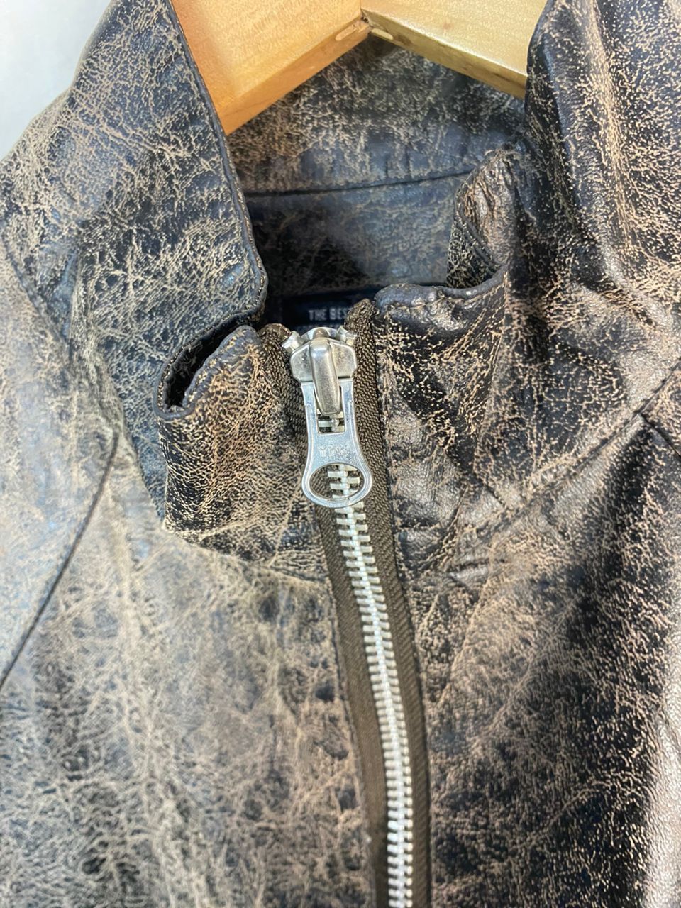 Japanese Brand Unisex 🔥Louis chavlon zipper leather shirt Size US M / EU 48-50 / 2 - 6 Thumbnail