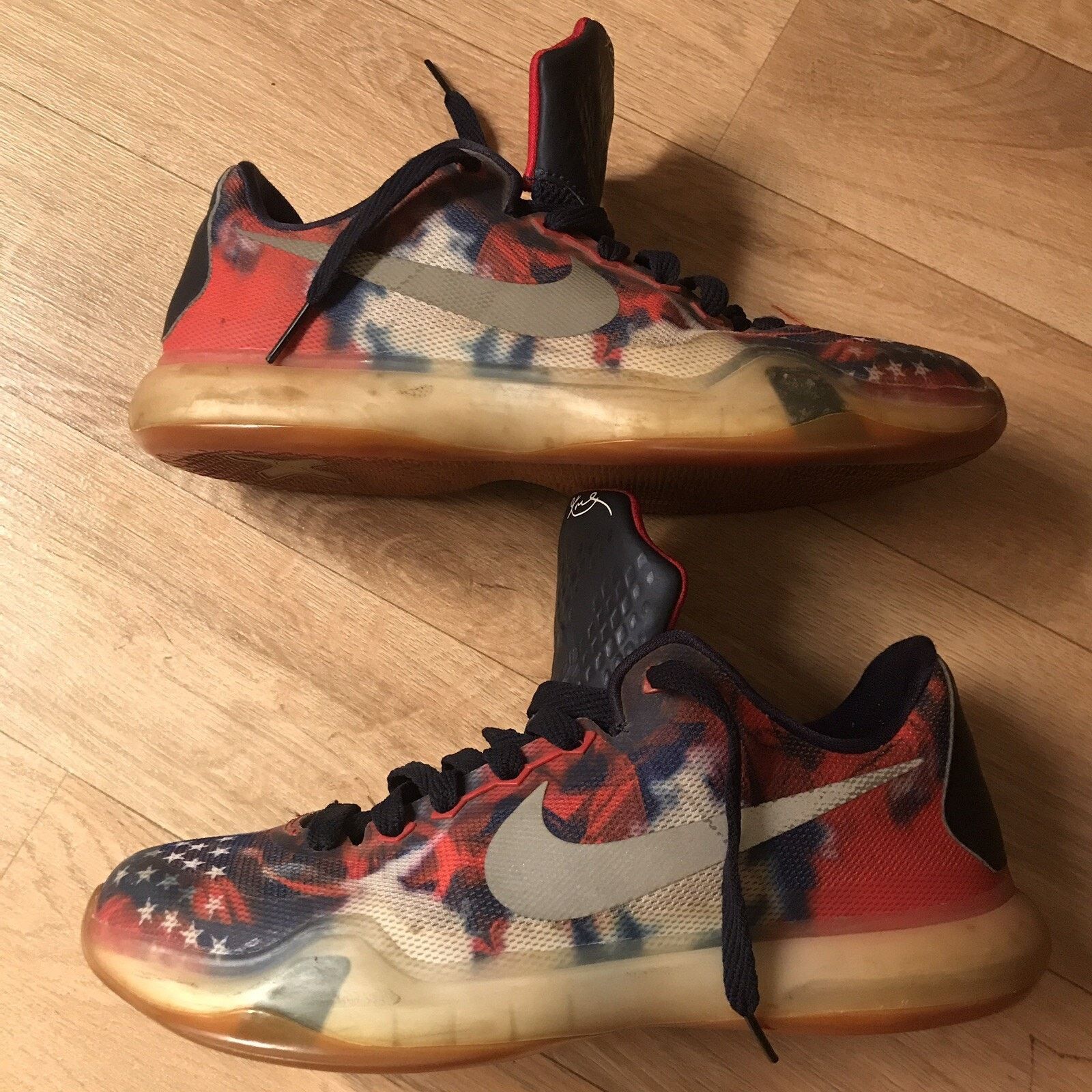 Nike Nike Kobe Bryant 10 X Sneakers Shoes Independence Day USA Size US 8.5 / IT 38.5 - 4 Thumbnail