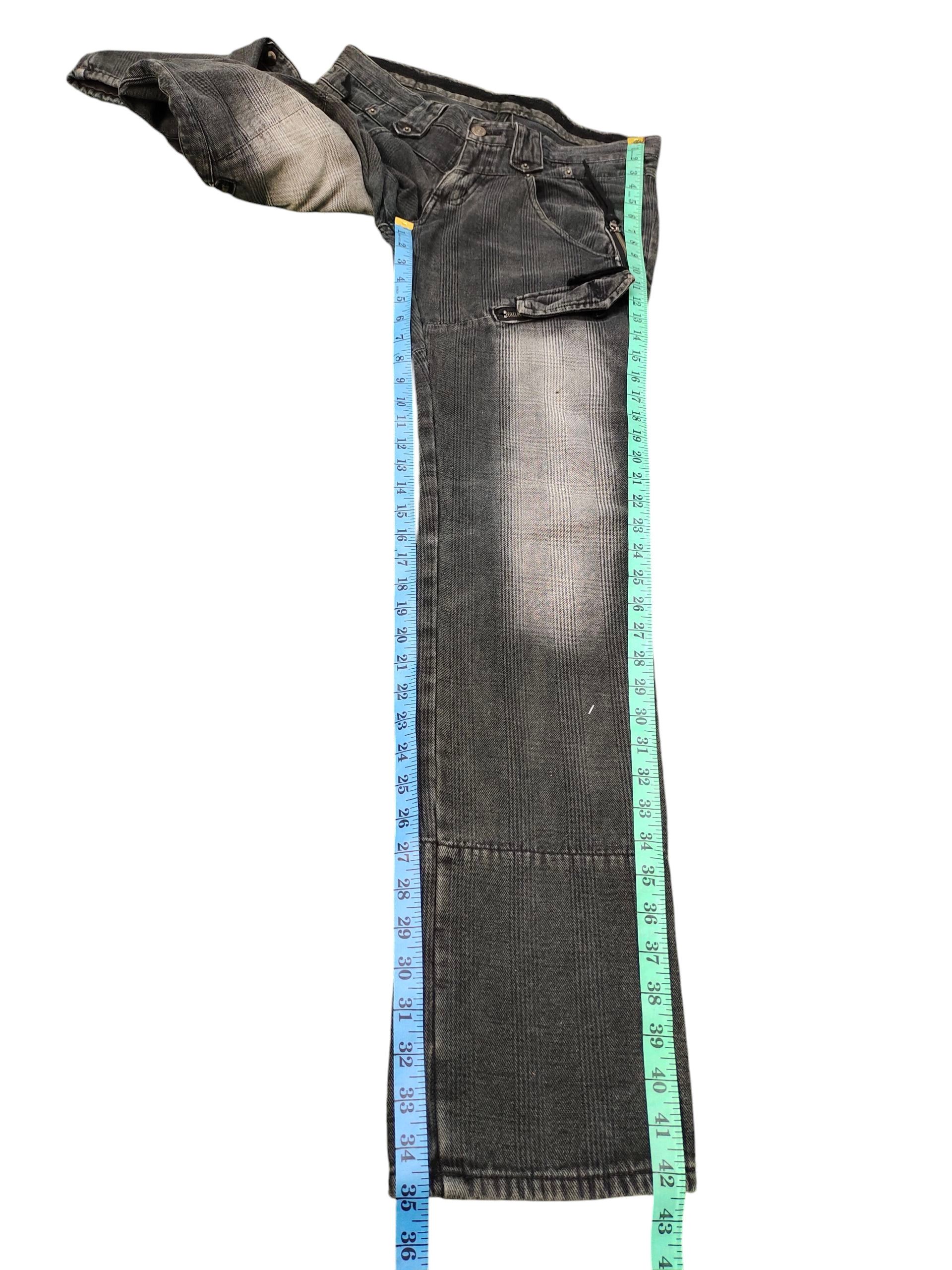PPFM Ppfm Multi Pocket Zipper Denim Pants Punks Gothic Style Size US 32 / EU 48 - 16 Thumbnail