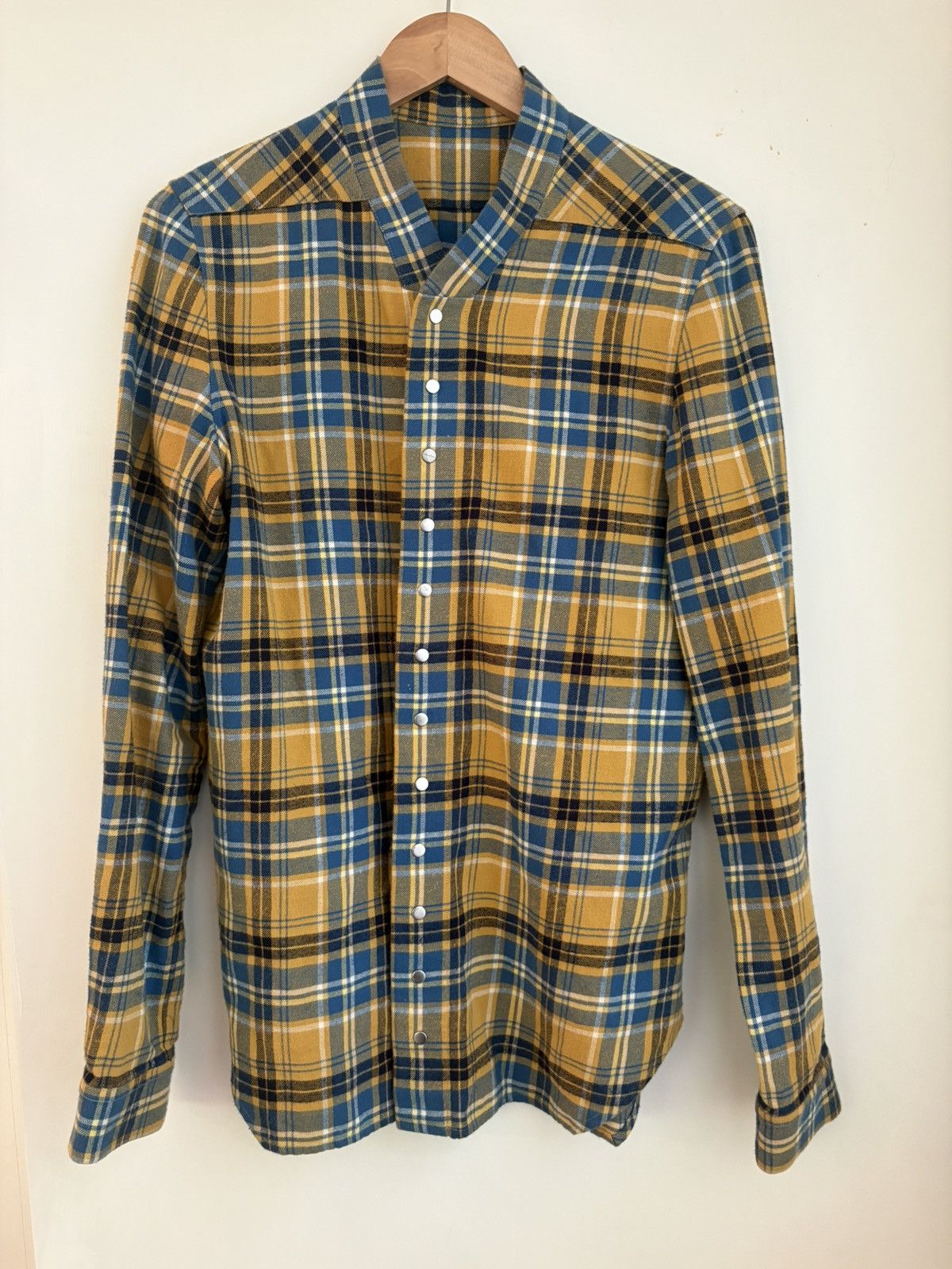 Rick Owens Rick Owens Acid Plaid Shirt Size US M / EU 48-50 / 2 - 1 Thumbnail
