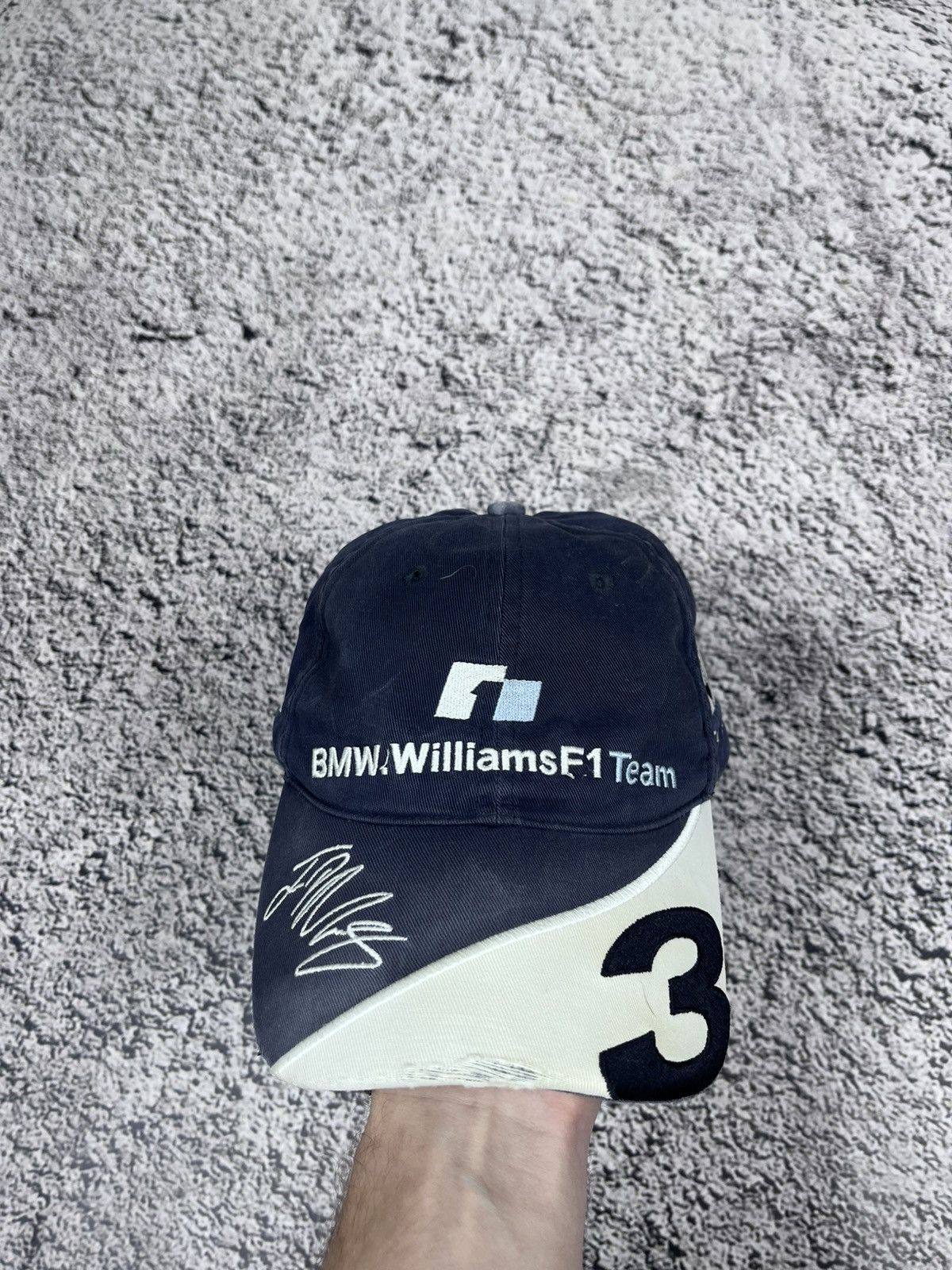 BMW Vintage Formula 1 BMW Williams team Faded Cap Hat Size ONE SIZE - 1 Thumbnail