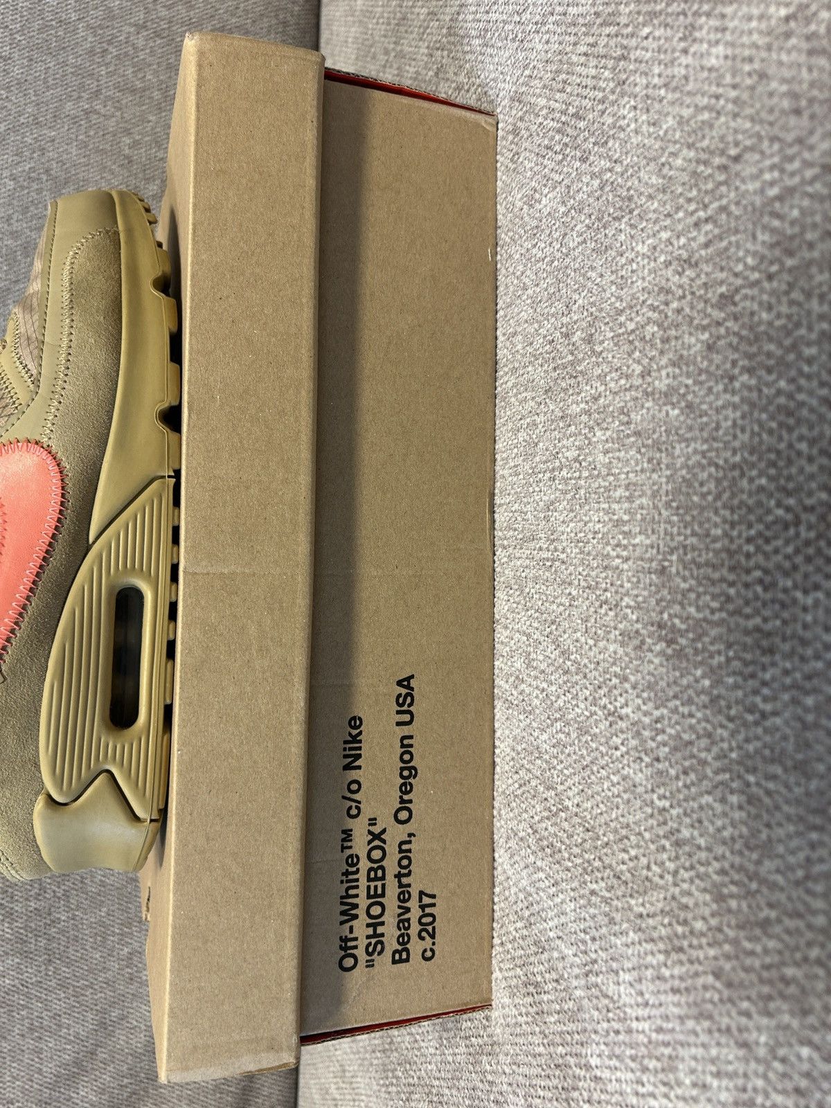 Nike × Off-White Nike Air Max 90 Off-white Desert Ore Size US 7 / EU 40 - 14 Thumbnail
