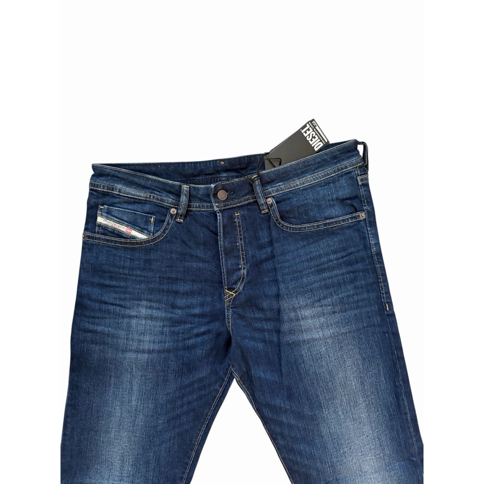Diesel Diesel Mens Buster Tapered Jeans RB062 Blue $195 Size 32/32 Size US 32 / EU 48 - 2 Thumbnail