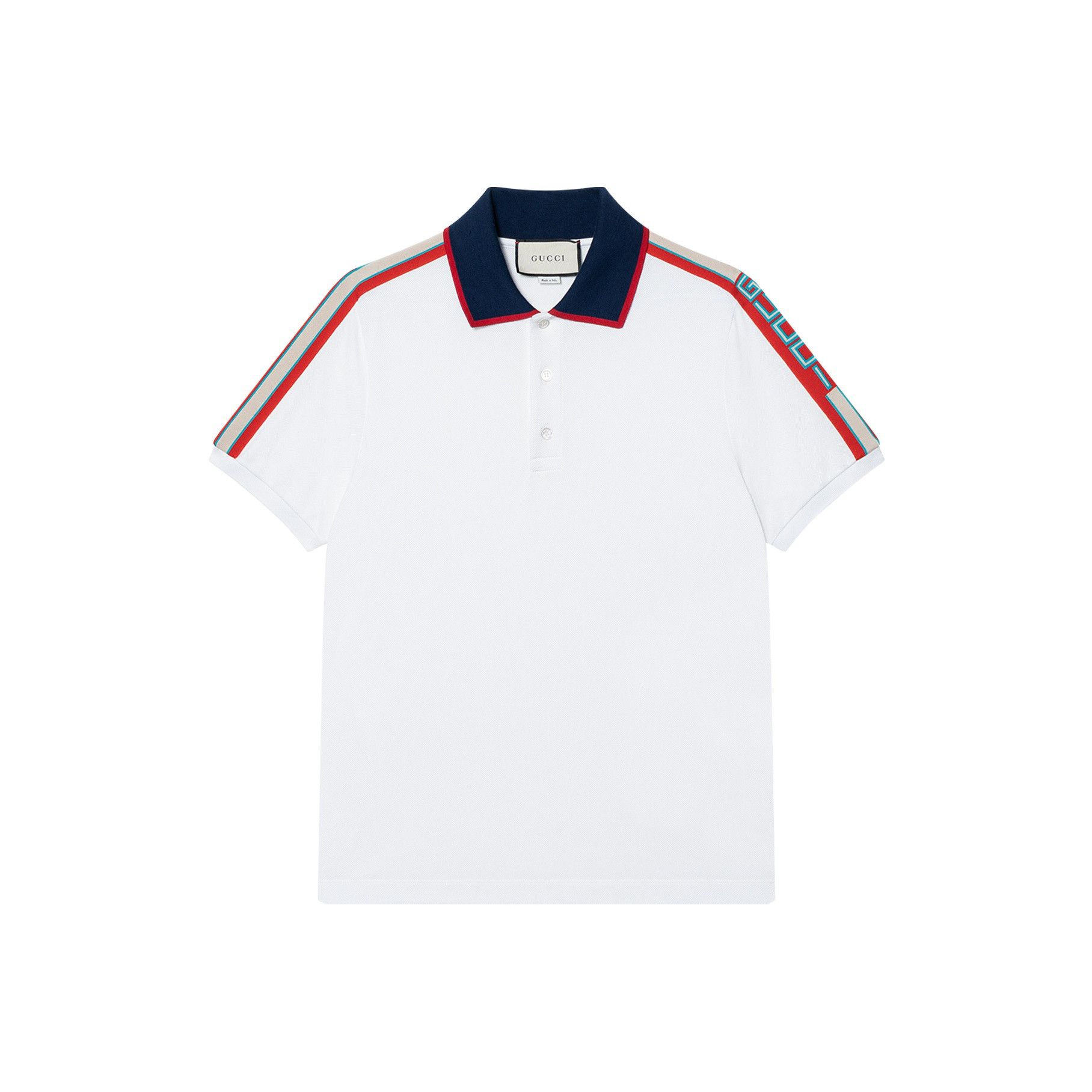 Gucci Gucci Logo Tape Polo Shirt Size S Size US S / EU 44-46 / 1 - 1 Thumbnail