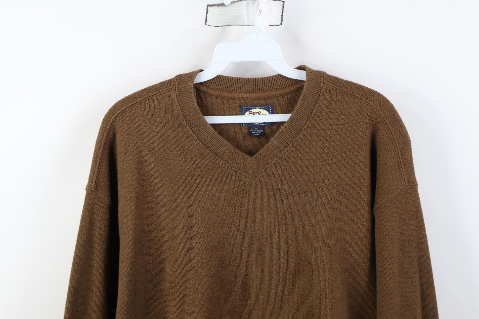 Tommy Bahama Vintage Tommy Bahama Knit V-Neck Sweater Heather Brown Size US M / EU 48-50 / 2 - 2 Thumbnail