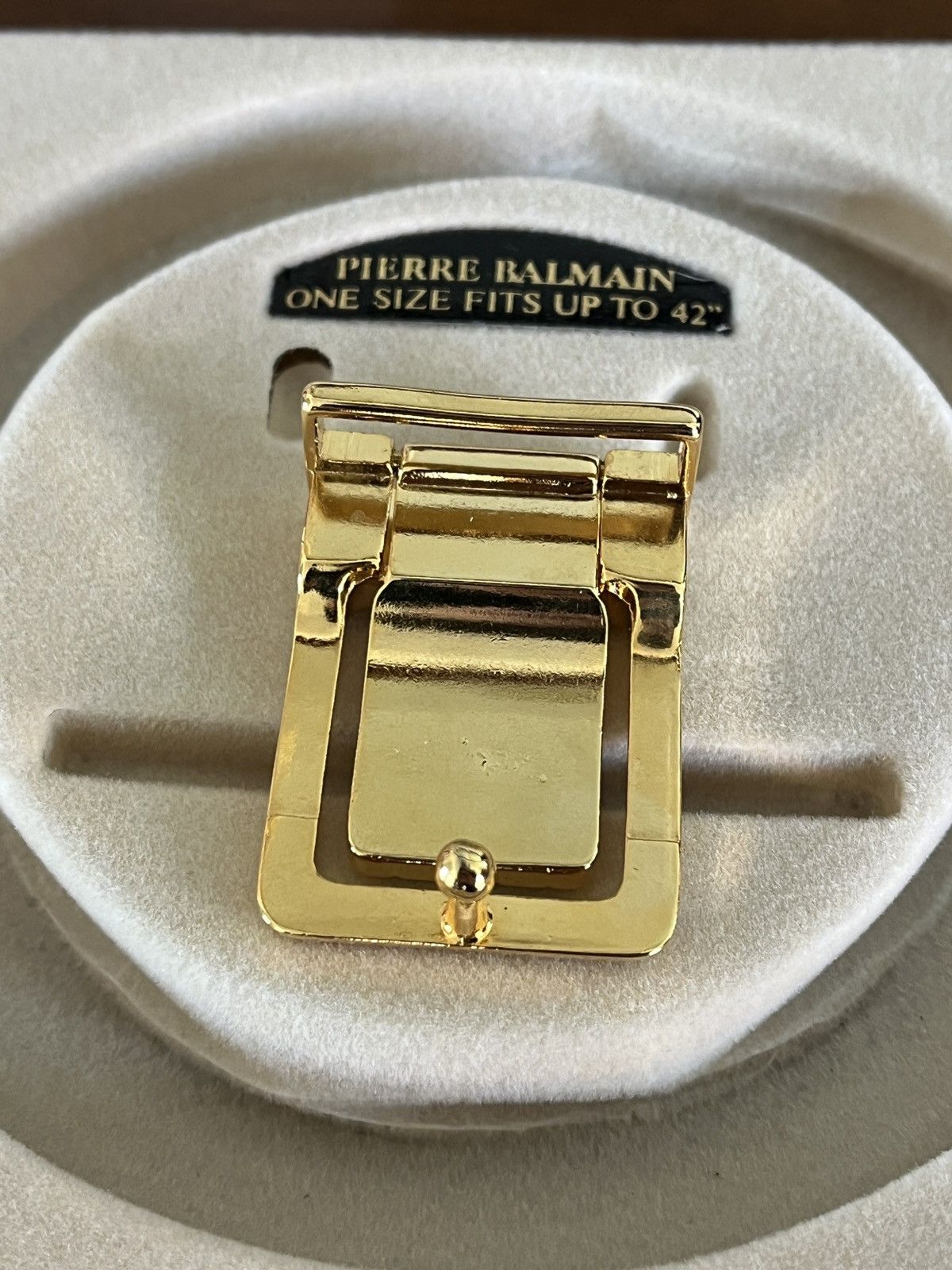 Pierre Balmain Pierre Balmain Vintage 90s Gold Belt Buckle Size ONE SIZE - 4 Thumbnail