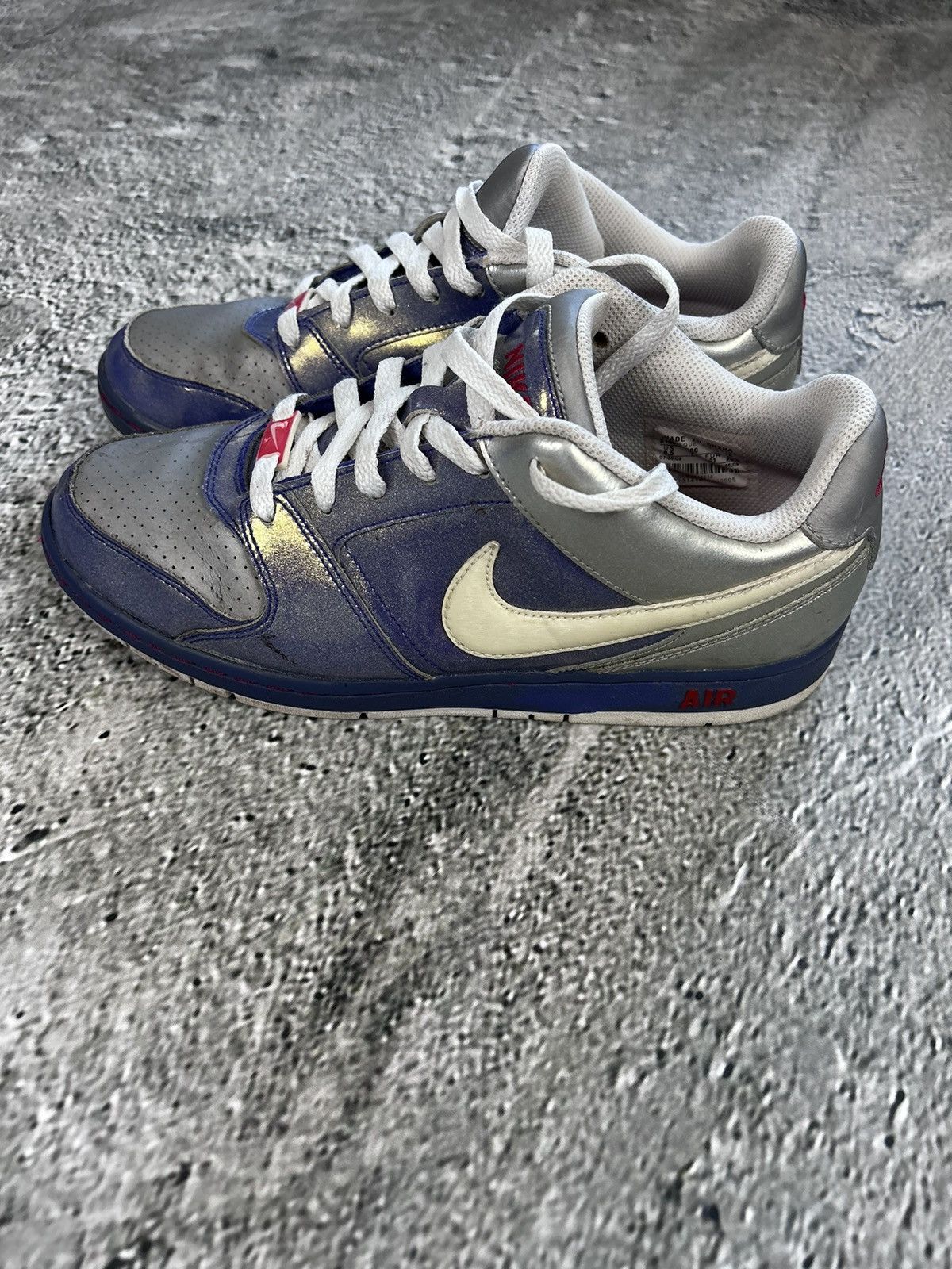 Vintage Nike Air Force 1 Low Sneakers Metallic Purple Dunk