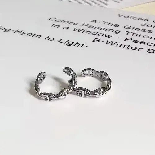 Designer × Ring Of Fire Retro chain ring Size ONE SIZE - 4 Thumbnail