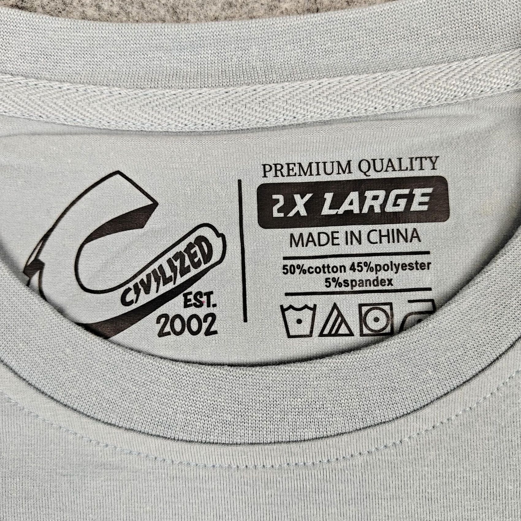 Vintage CivilizeD Shirt Mens 2XL Gray Teddy Bear Chain Graphic Tee Streetwear New Size US XXL / EU 58 / 5 - 3 Thumbnail