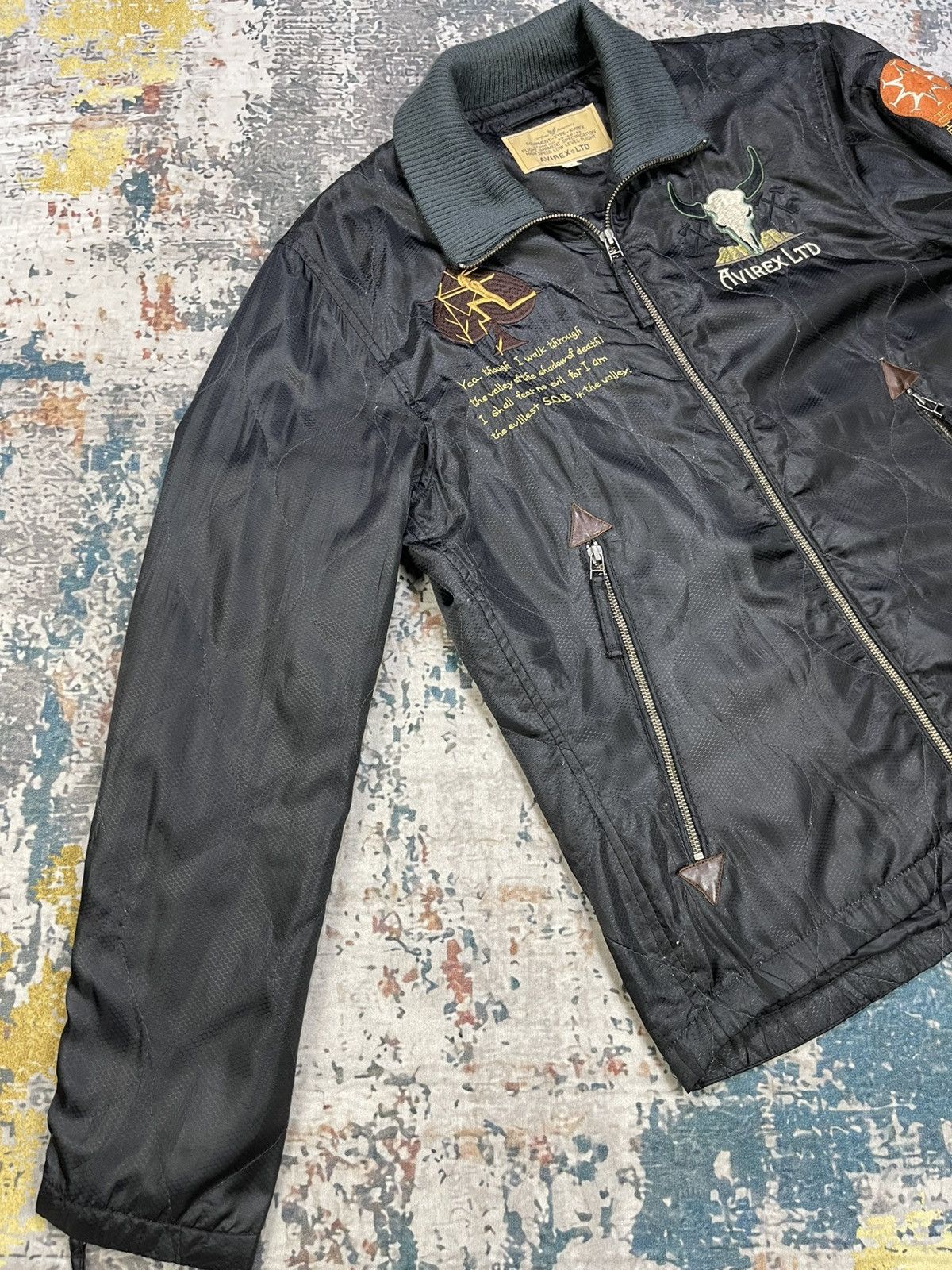 Avirex Avirex Ltd Sukajan Souvenir Quilted Zipper Jacket Size US M / EU 48-50 / 2 - 8 Thumbnail