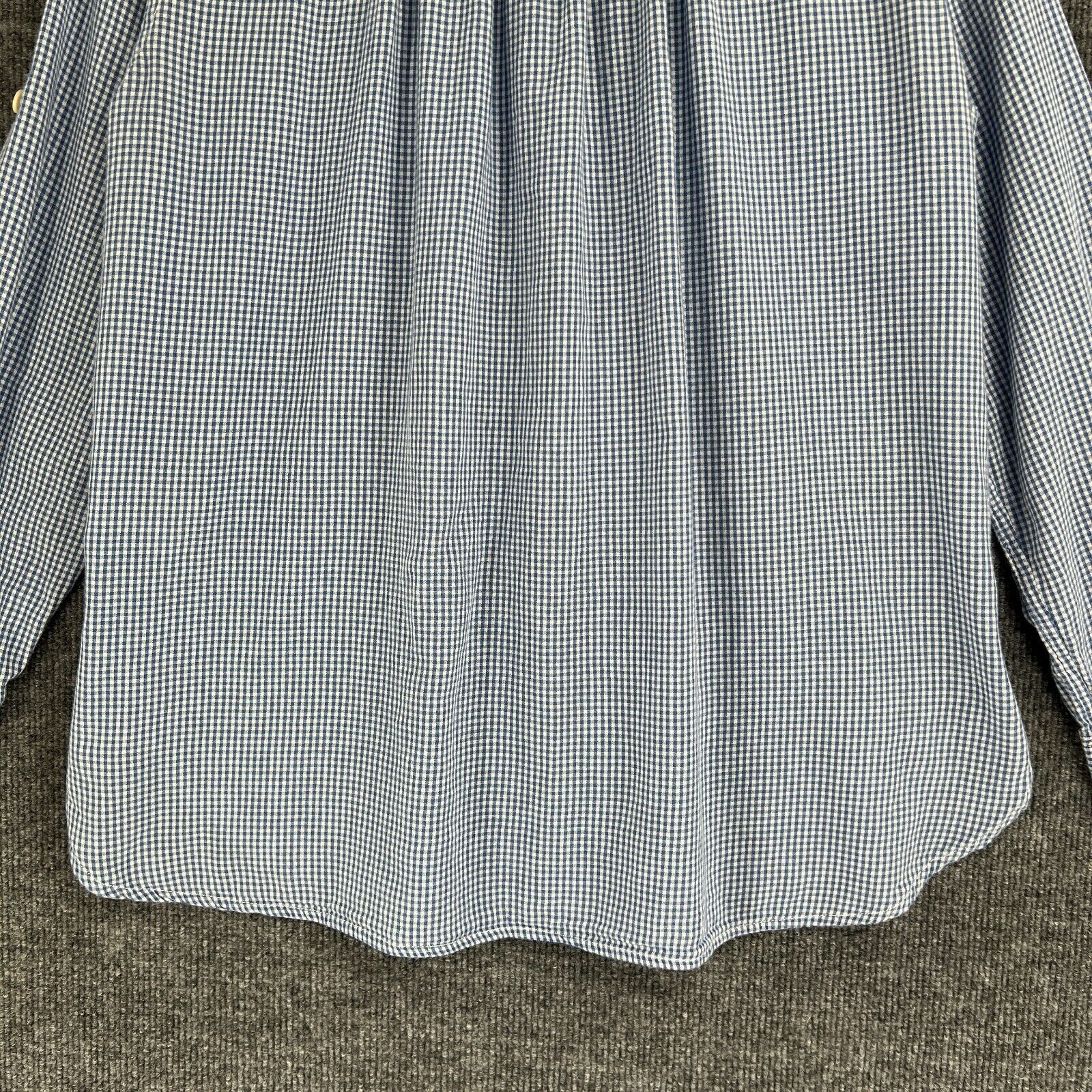 Denim & Supply Ralph Lauren Denim & Supply Ralph Lauren Blue White Gingham Plaid Size S Size S / US 4 / IT 40 - 6 Thumbnail