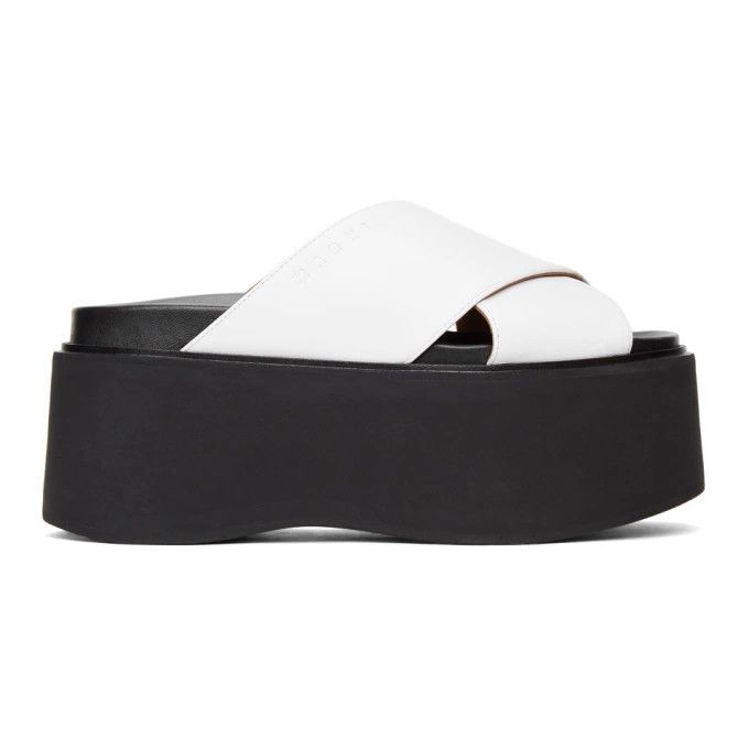 Marni o1y1025 Slippers in White Size US 9 / IT 39 - 1 Thumbnail