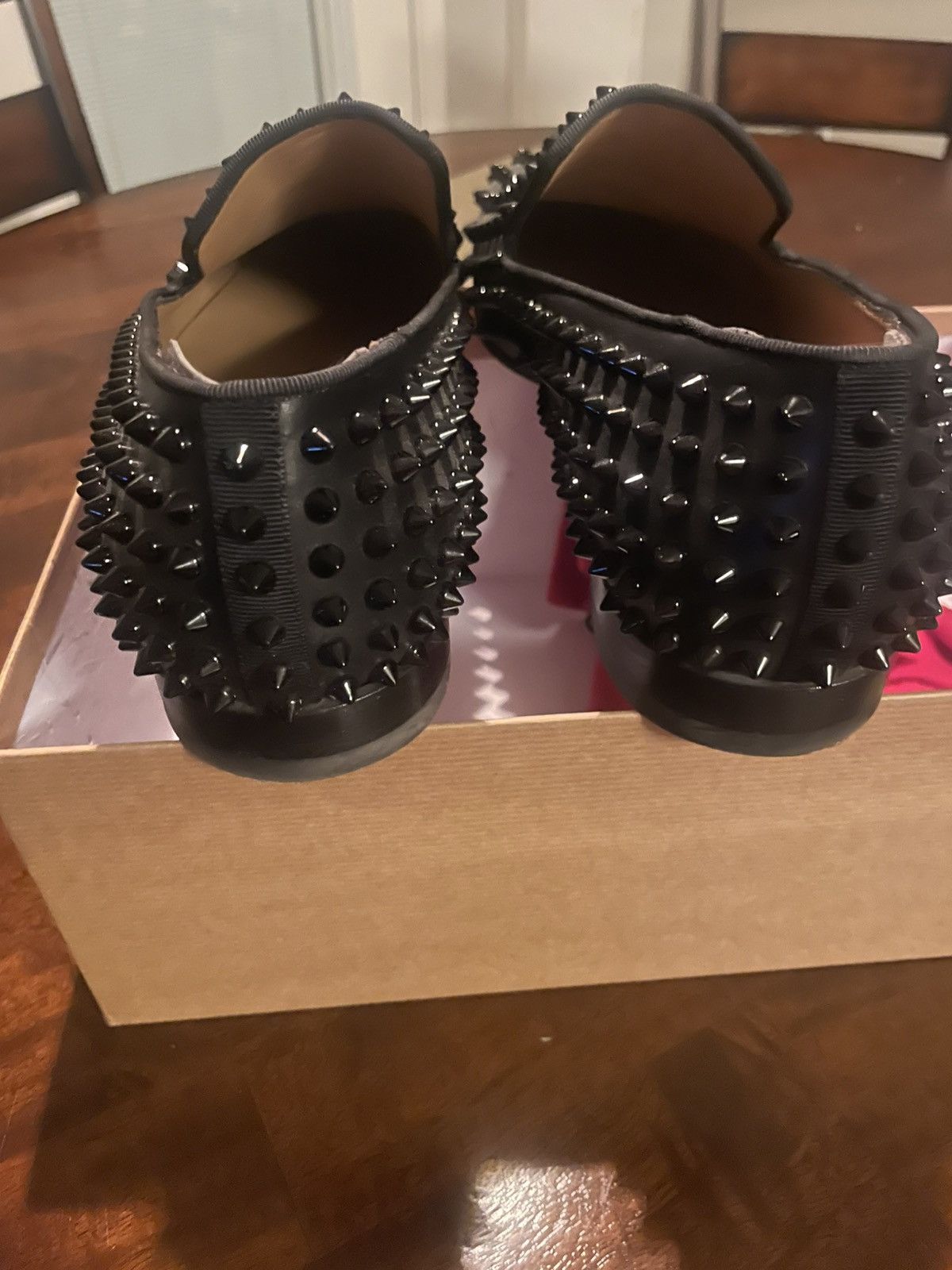 Christian Louboutin Christian Louboutin Dandelion Spikes Flat Calf Lux/GG Size US 9 / EU 42 - 7 Thumbnail