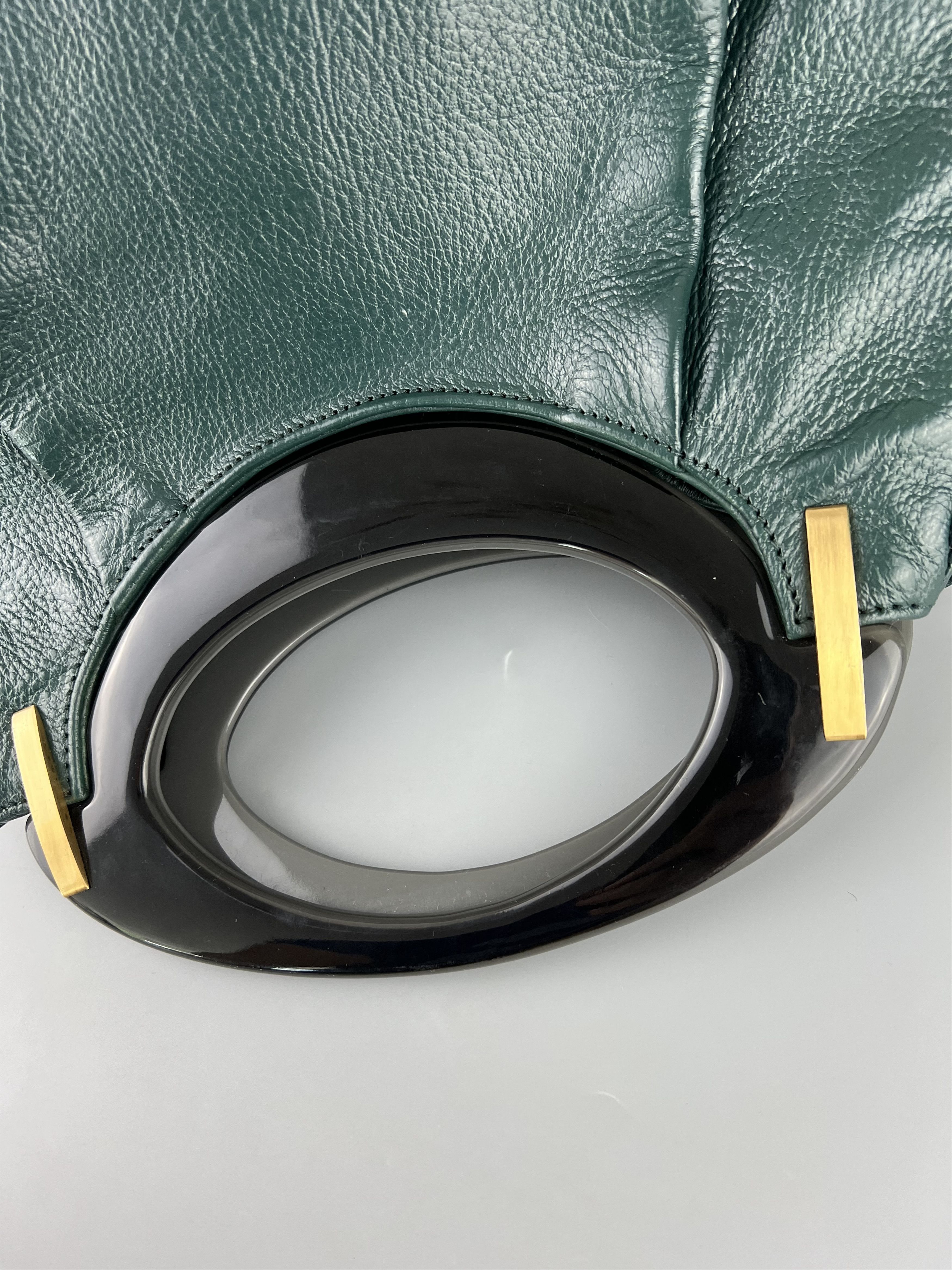 Leather Marni Green Leather Handbag Size ONE SIZE - 8 Thumbnail