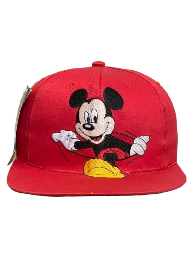 Mickey Mouse × Mickey Unlimited × Vintage RARE DEADSTOCK VINTAGE 90s MICKEY MOUSE EMBROIDERY CAP Size ONE SIZE - 2 Thumbnail