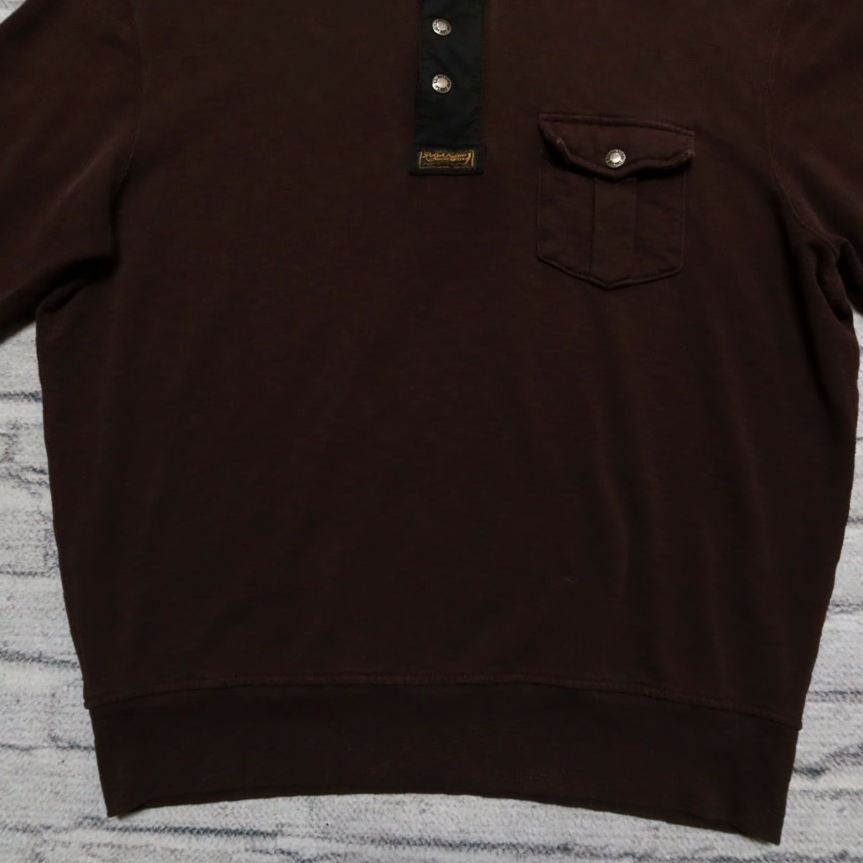 Polo Ralph Lauren Vintage Polo Ralph Lauren Sweatshirt Mens XL Brown Size US XL / EU 56 / 4 - 3 Thumbnail