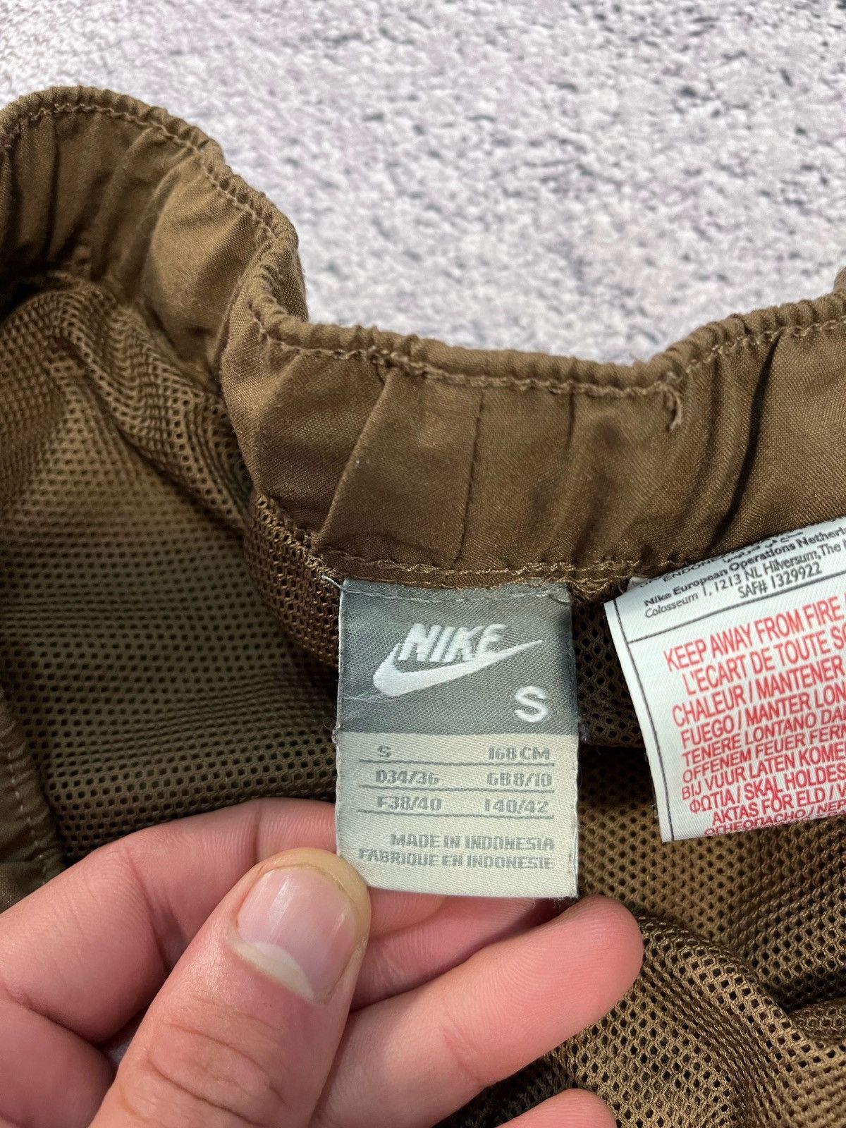 Nike Vintage Nike Brown Track Pants Y2K Swoosh Size S Size 28" / US 6 / IT 42 - 13 Thumbnail