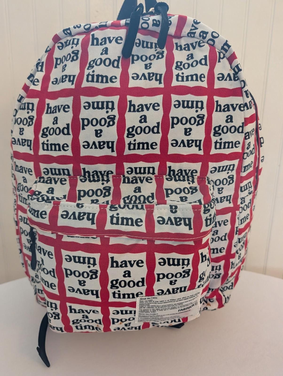 Fabric Brand & Co. Have A Good Time Fabrick And Medicom Toy Backpack Size ONE SIZE - 1 Thumbnail