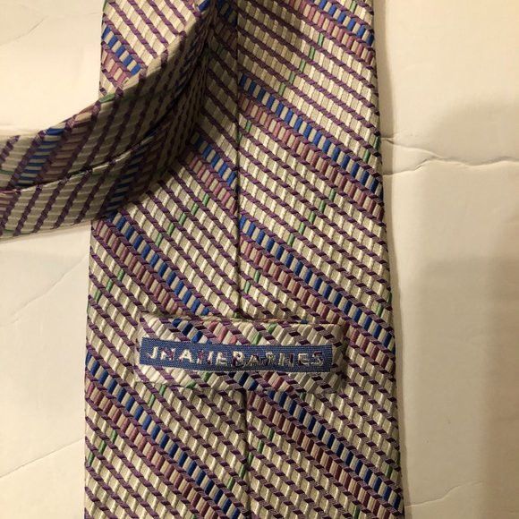 Jhane Barnes JHANE BARNES MEN'S NEW 100%SILK NECK TIE 3 3/4" X 57 1/2" Size ONE SIZE - 2 Thumbnail