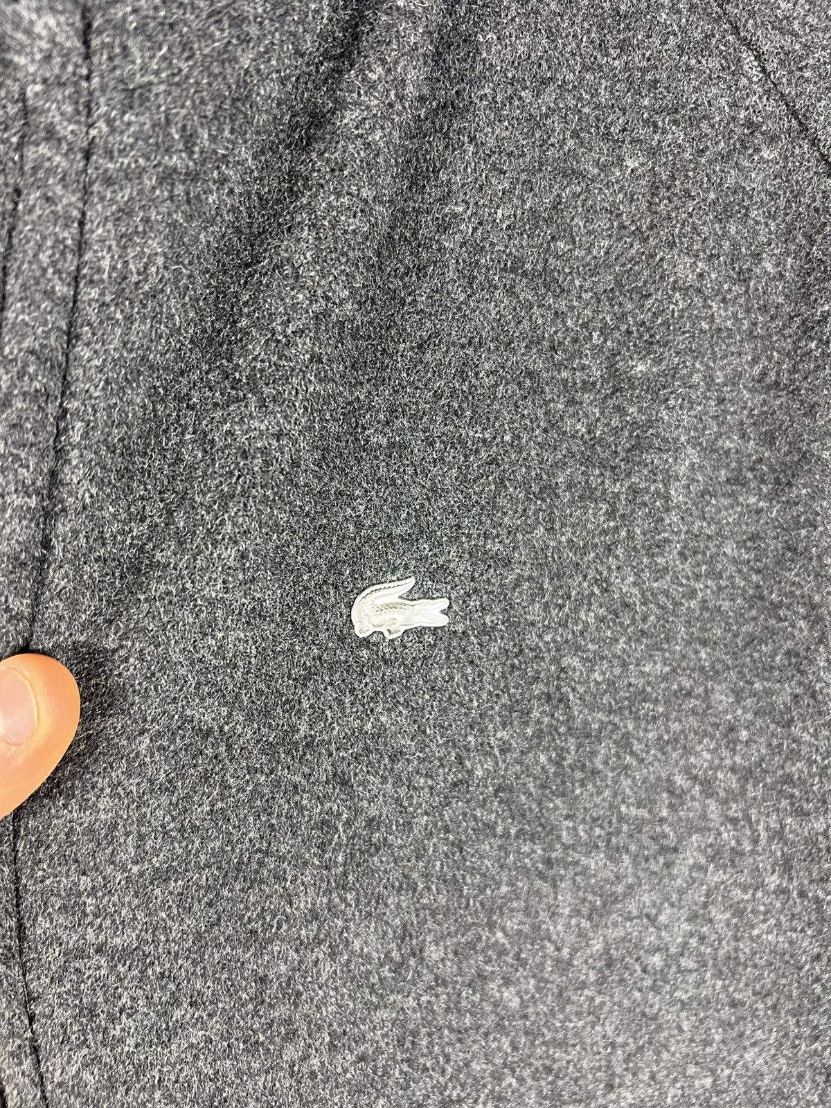 Lacoste Vintage Lacoste wool zip coat jacket metal logo crocodile Size US XL / EU 56 / 4 - 12 Thumbnail