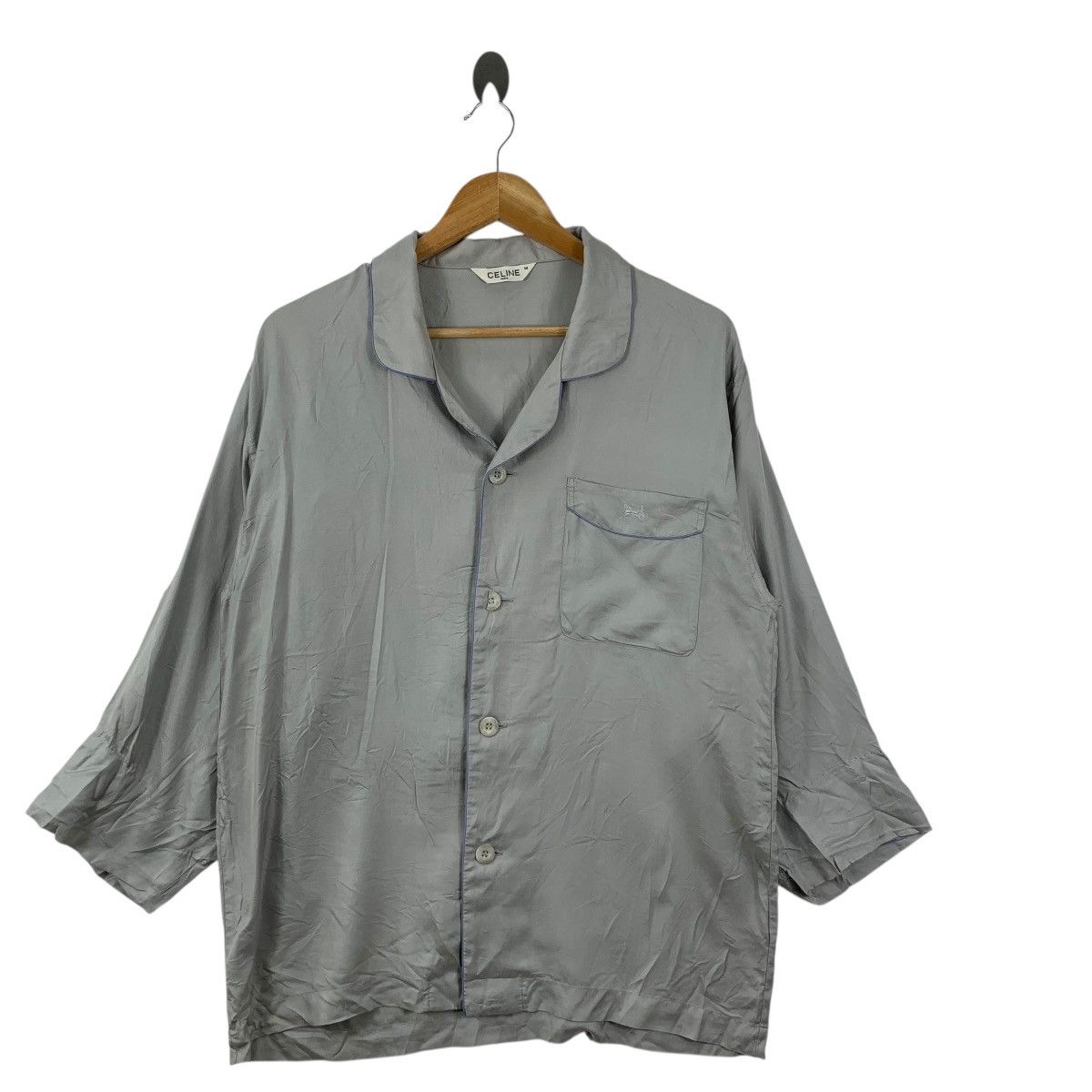 Celine Vintage CELINE PARIS Hedi Slimane Collection Baggy Tee Size M / US 6-8 / IT 42-44 - 4 Thumbnail