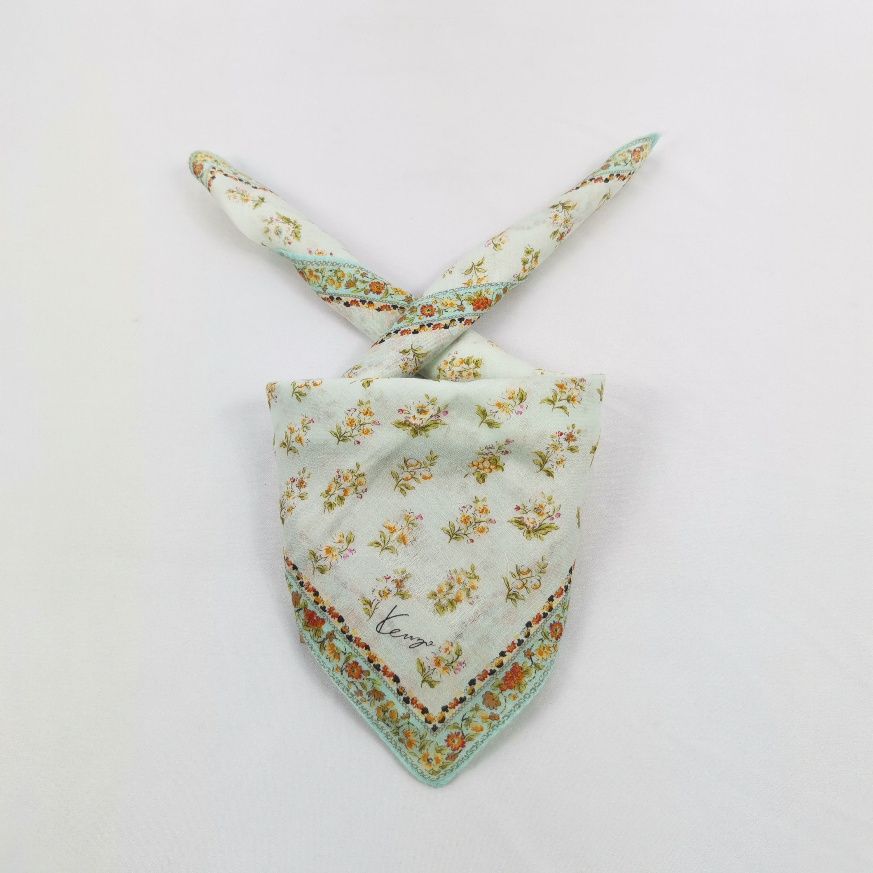 Japanese Brand Vintage Kenzo Handkerchief Neckerchief Bandana Size ONE SIZE - 1 Thumbnail