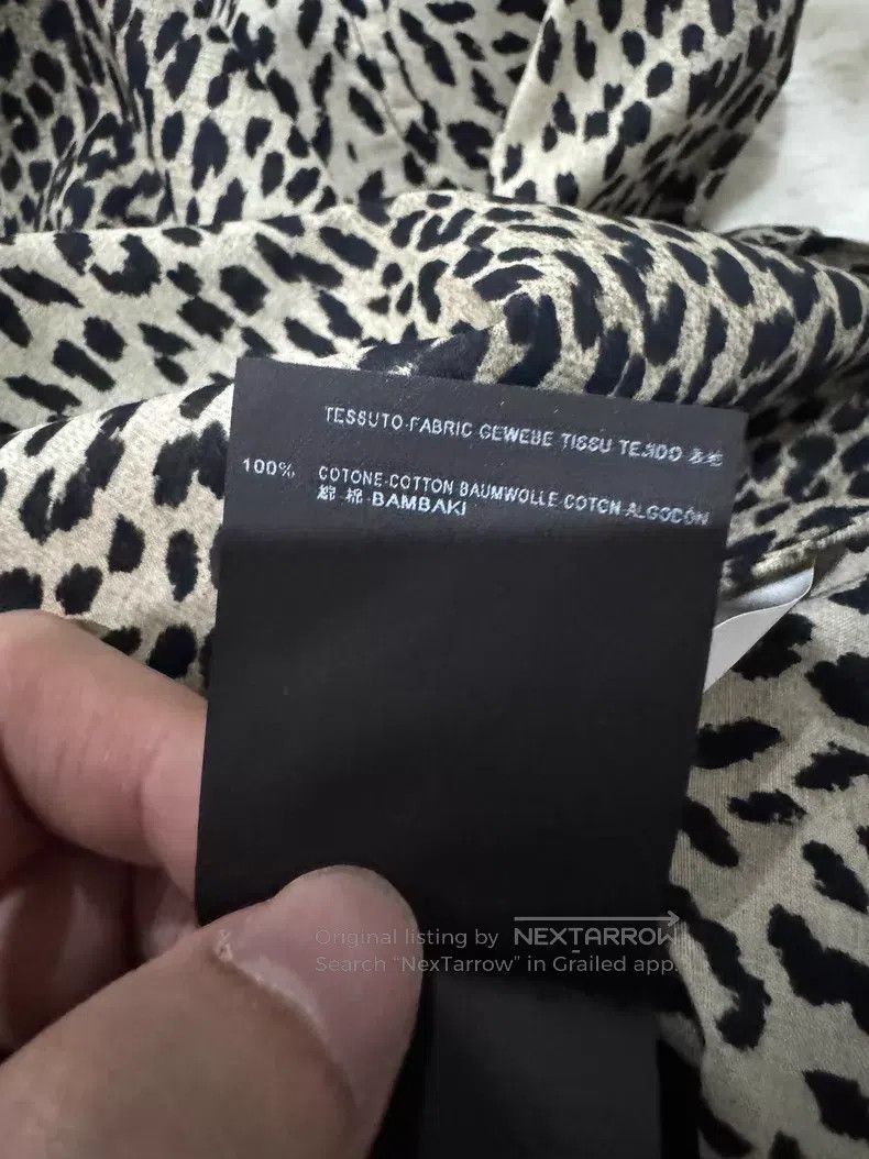Saint Laurent Paris Saint Laurent Paris Size 38 Leopard Print Shirt i Size US S / EU 44-46 / 1 - 5 Thumbnail